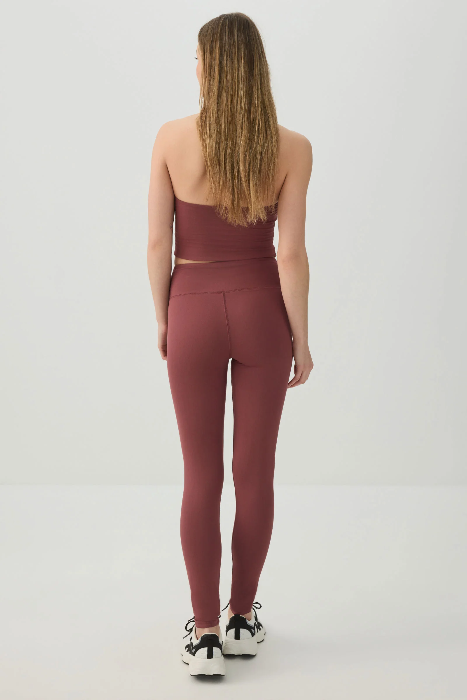 High Waisted Ribbed Leggings - Image 4