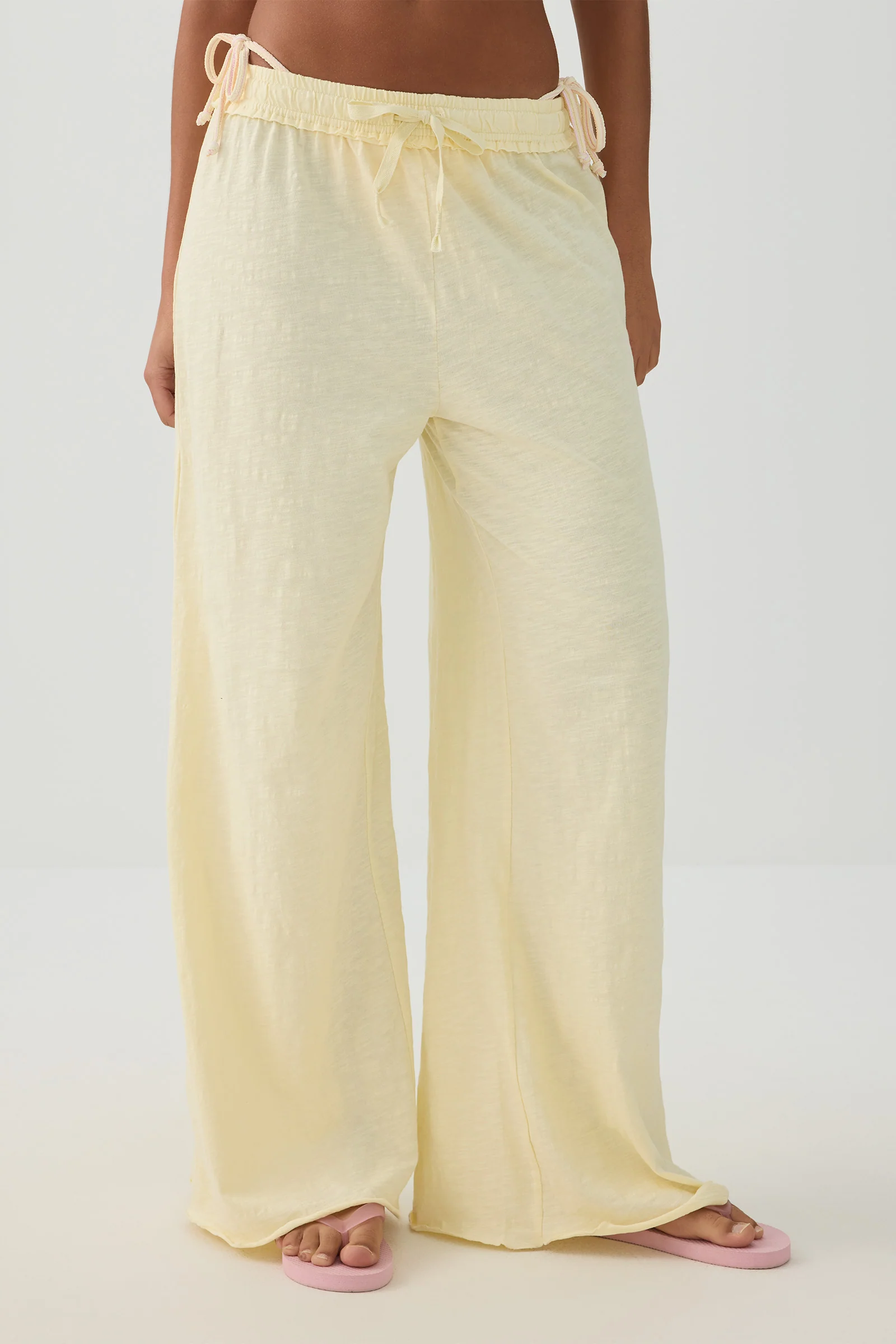 Jersey Wide Leg Pants - Image 2