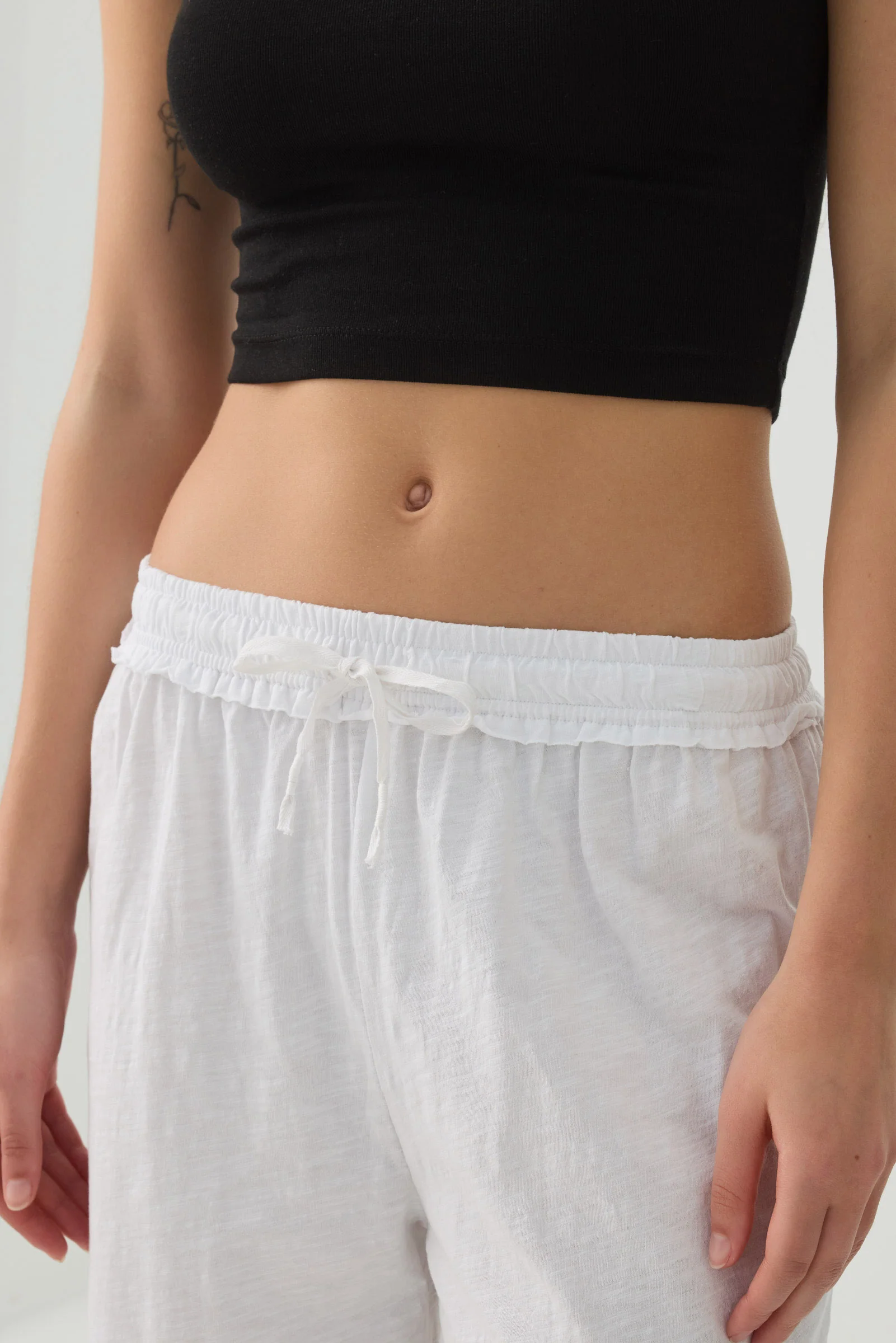 Jersey Wide Leg Pants - Image 3