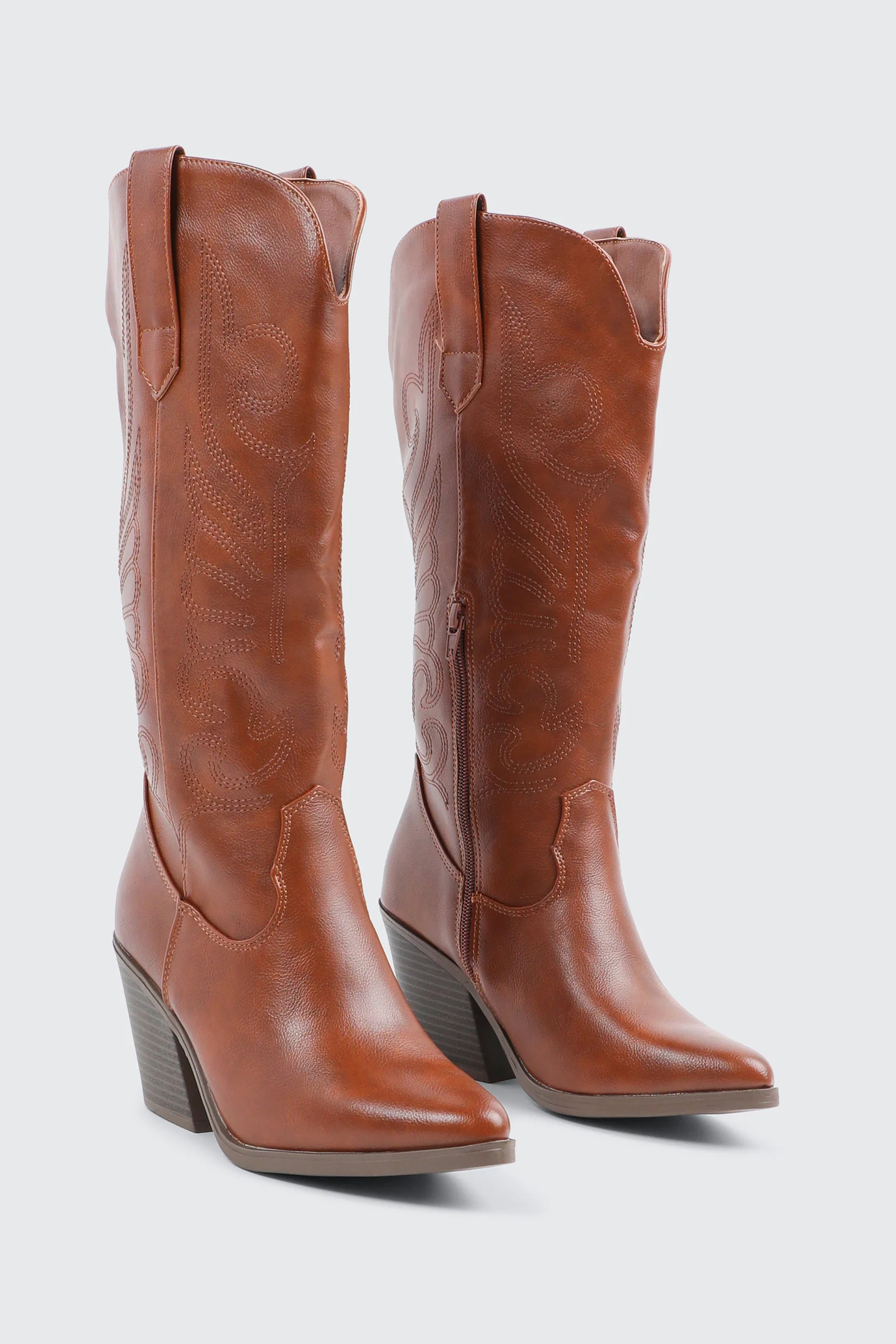 Knee High Cowboy Boots - Image 2