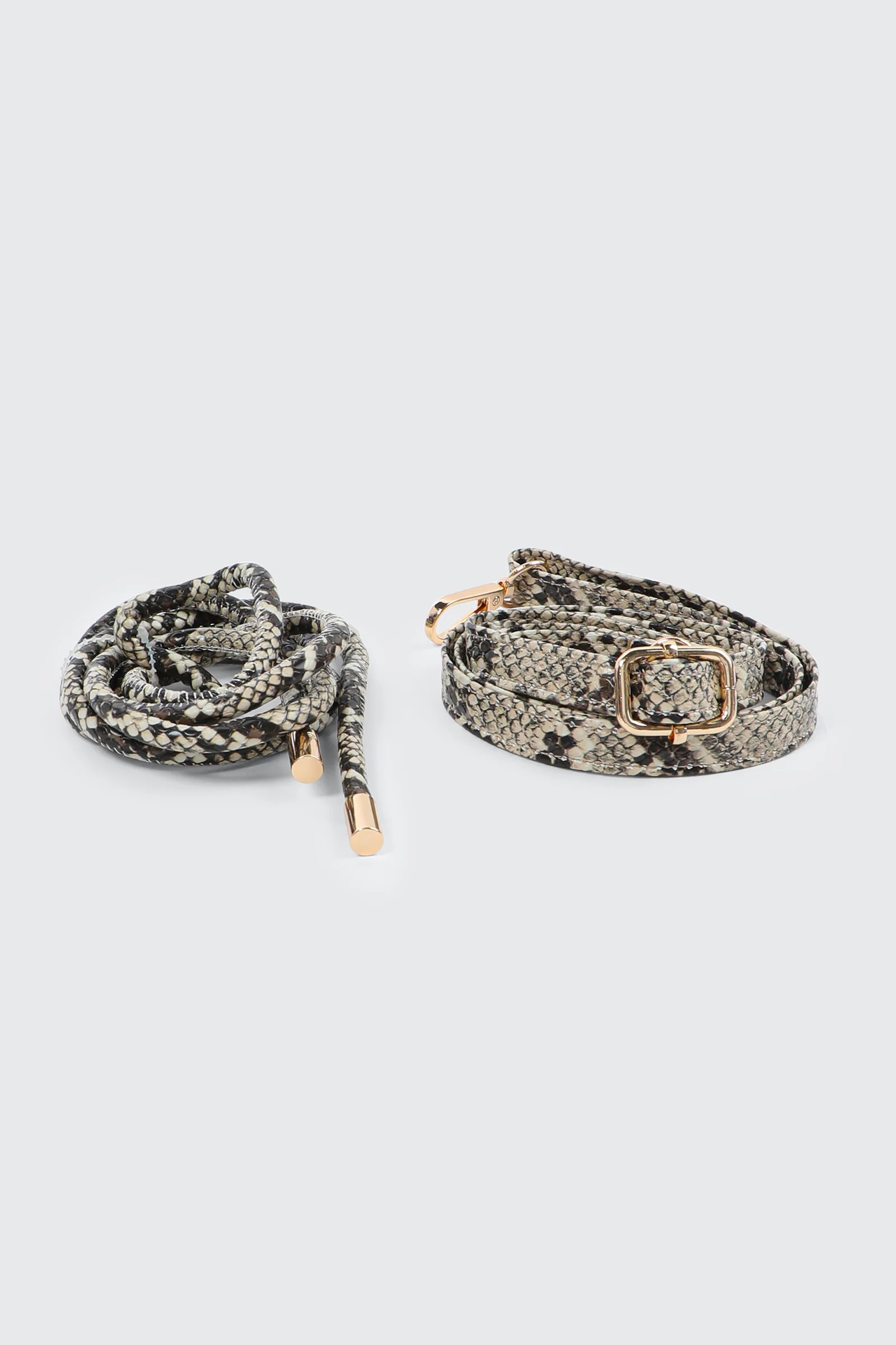 Knotted Handle Shoulder Bag with Crossbody Strap - Image 5