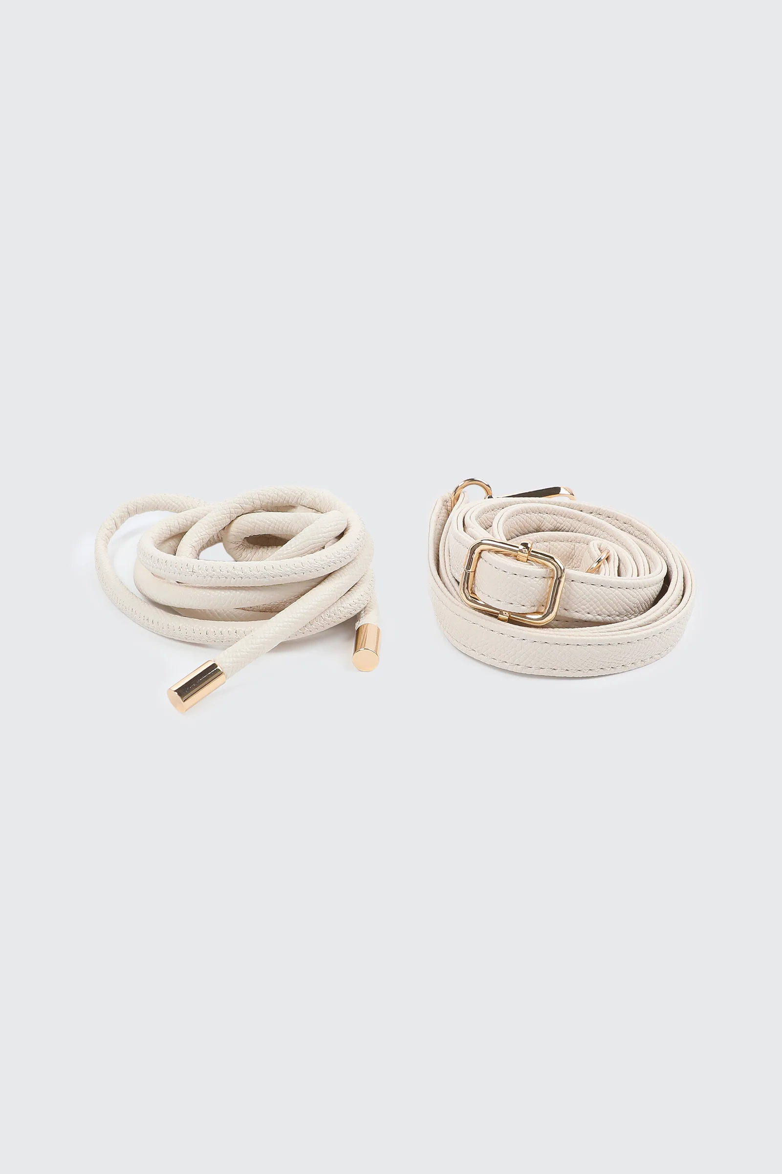 Knotted Handle Shoulder Bag with Crossbody Strap - Image 5