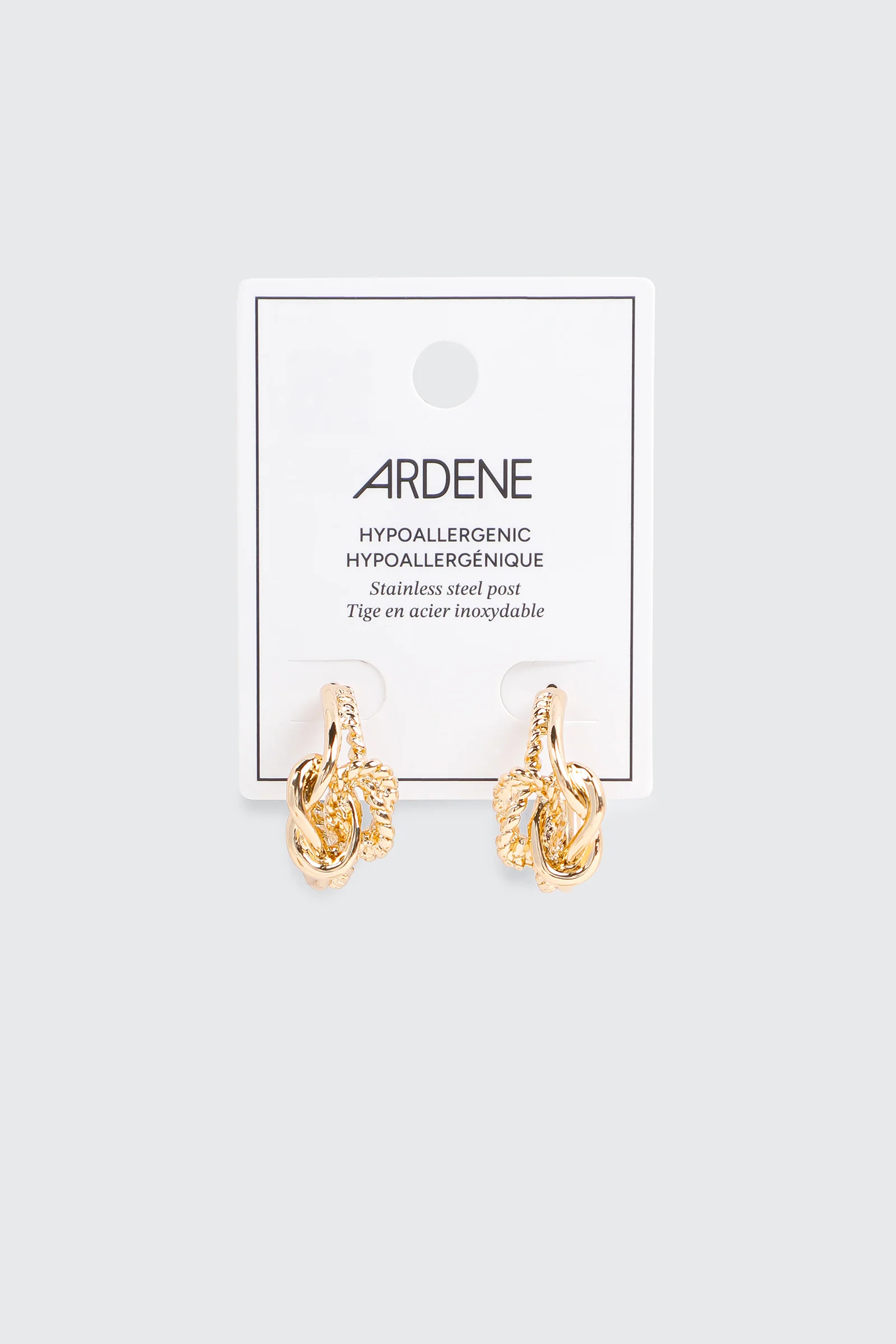 Knotted Hoop Earrings - Image 2