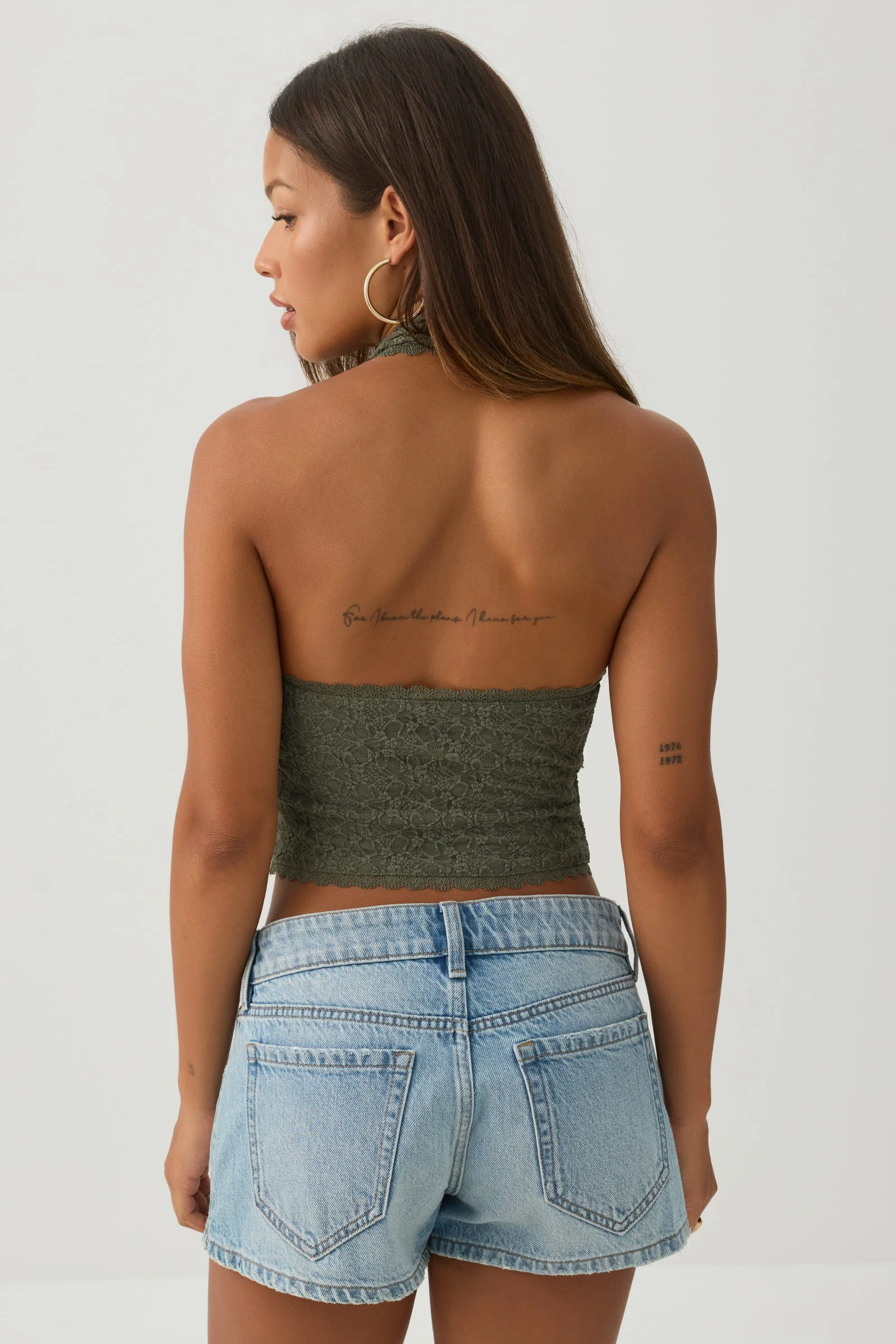 Lace Halter Tank Top - Image 4