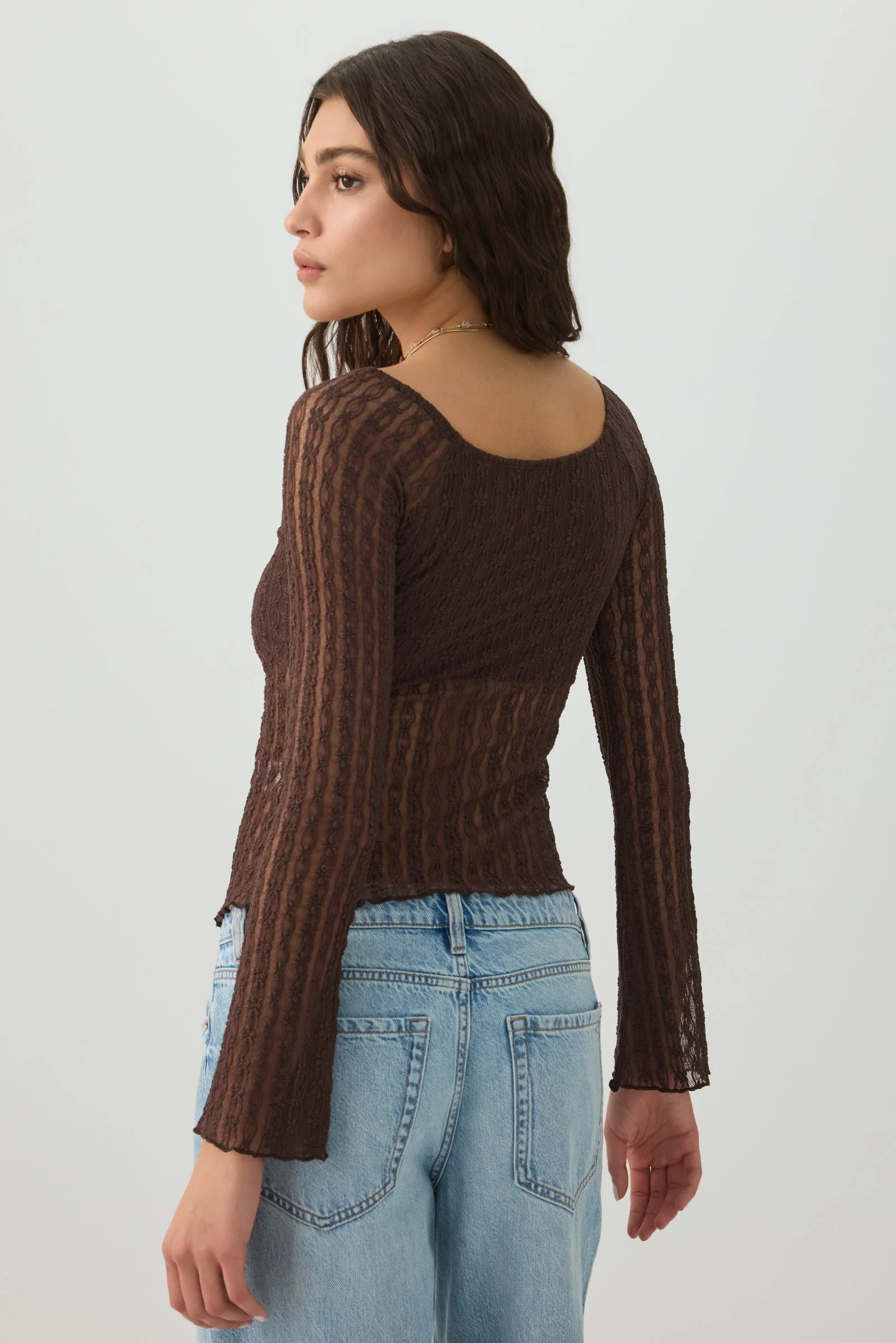 Lace Off Shoulder Top - Image 4