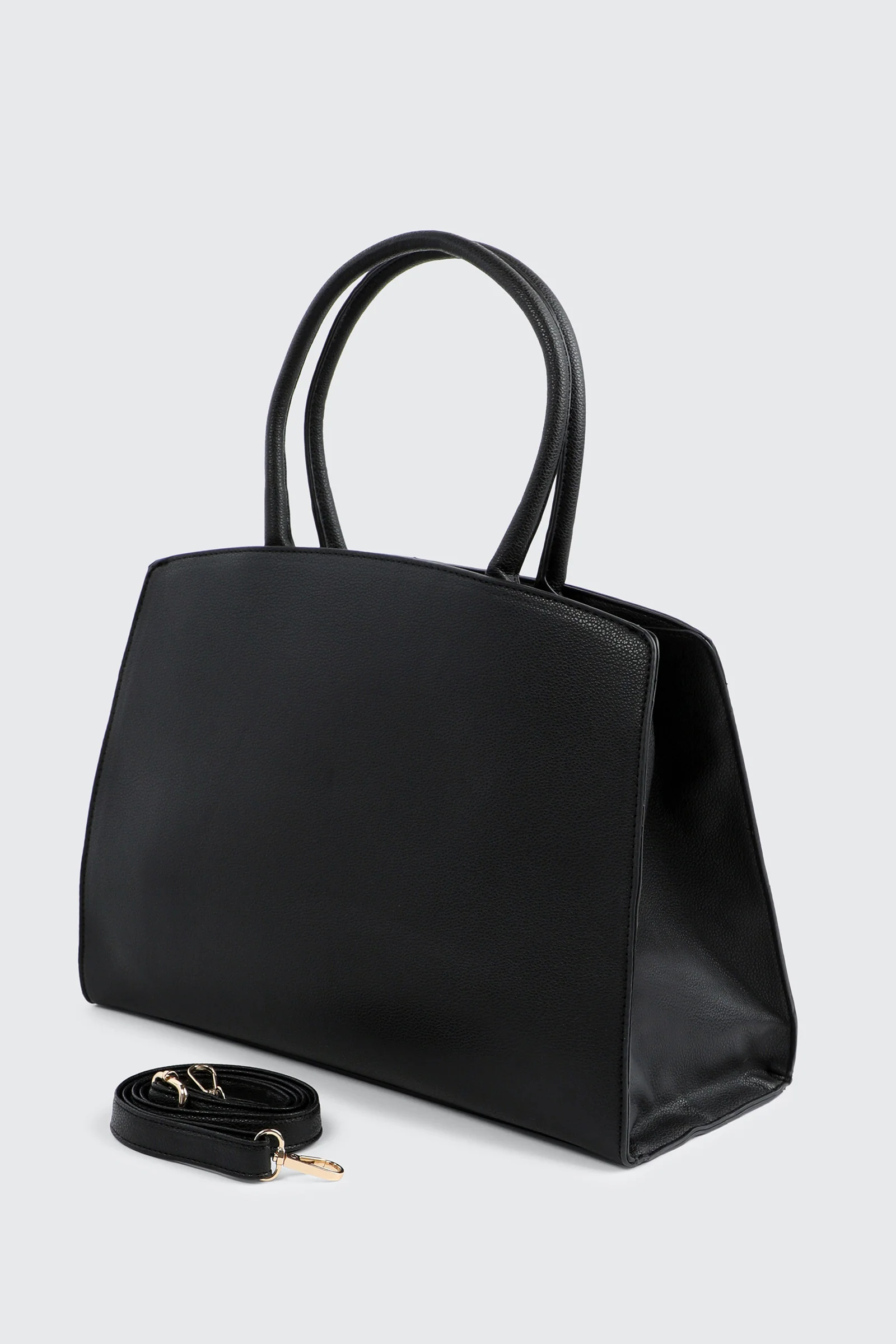 Large Faux Leather Tote Bag - Image 2