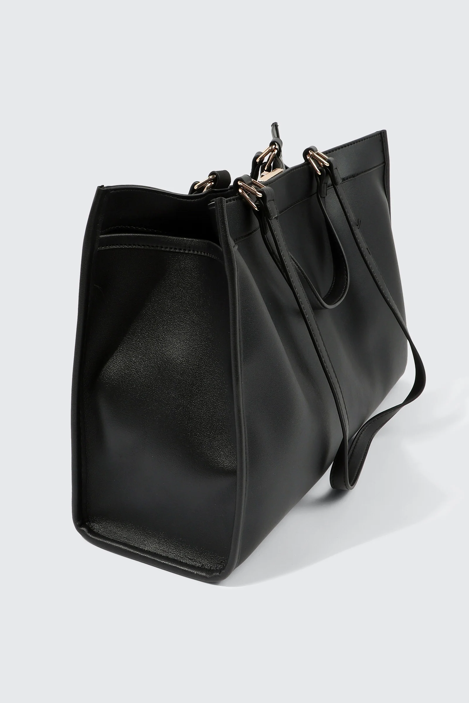 Large Faux Leather Tote Bag - Image 2