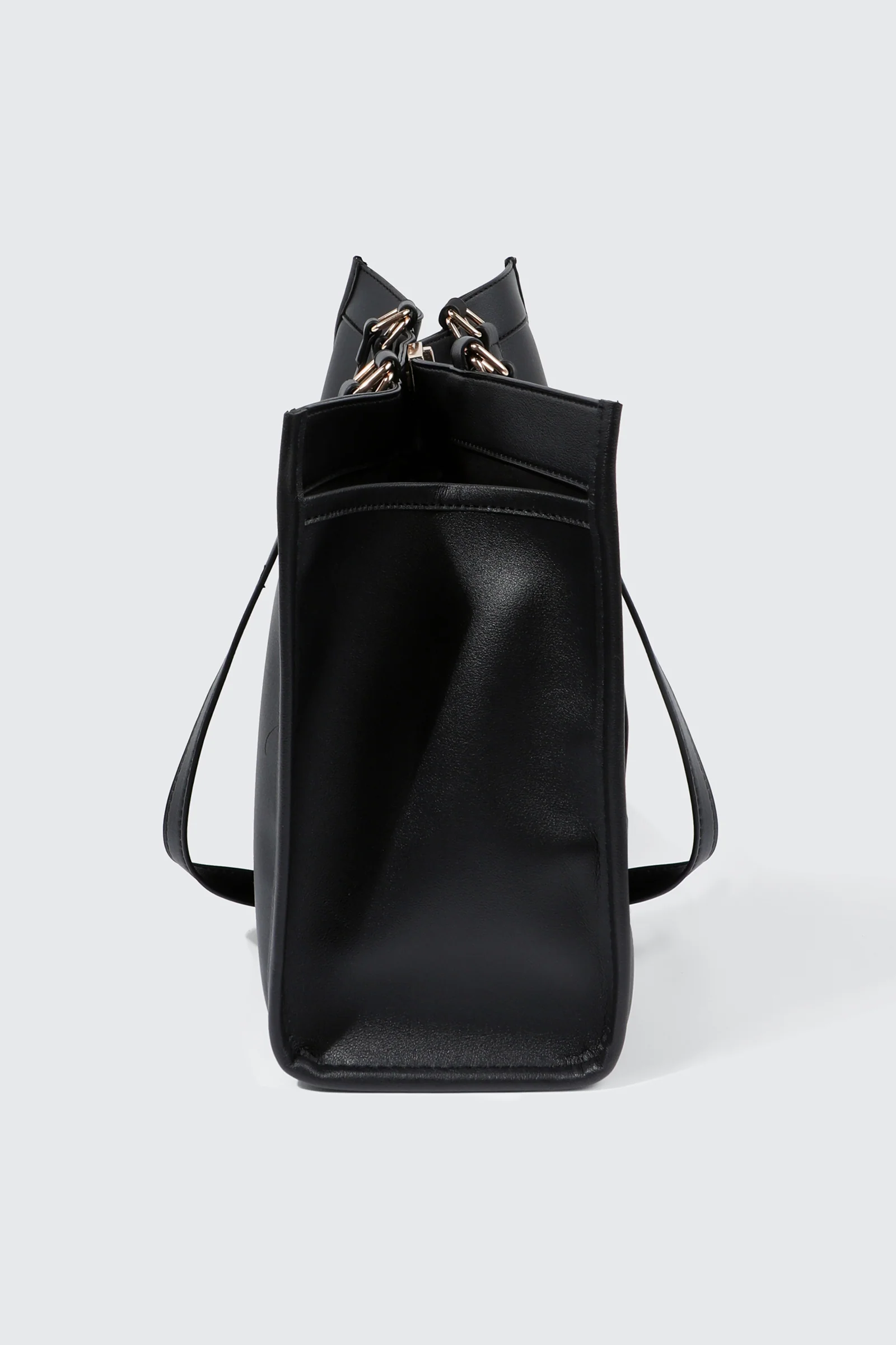 Large Faux Leather Tote Bag - Image 3