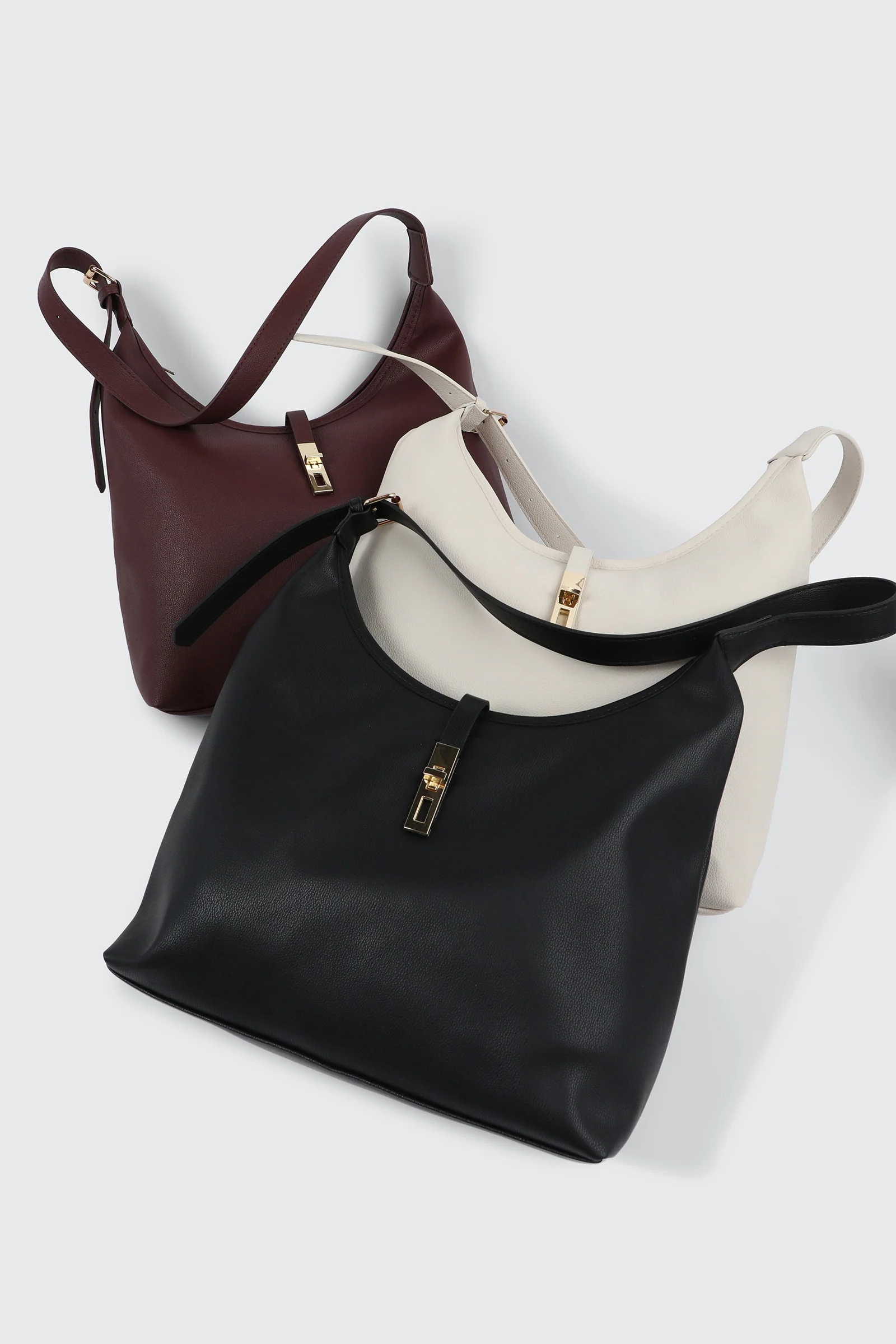 Large Faux Leather Tote Bag - Image 4