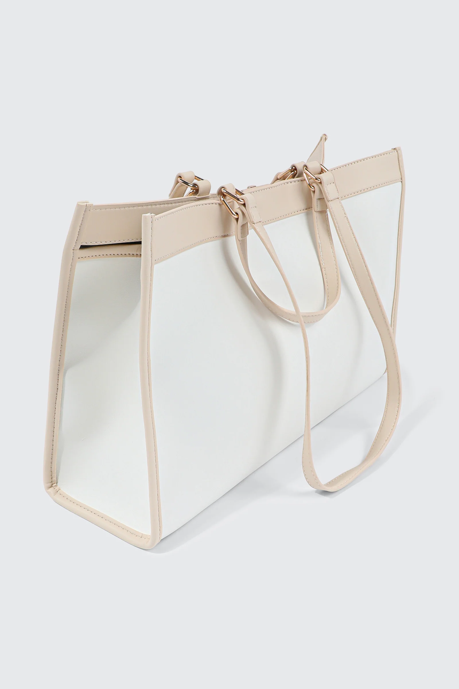 Large Faux Leather Tote Bag - Image 2