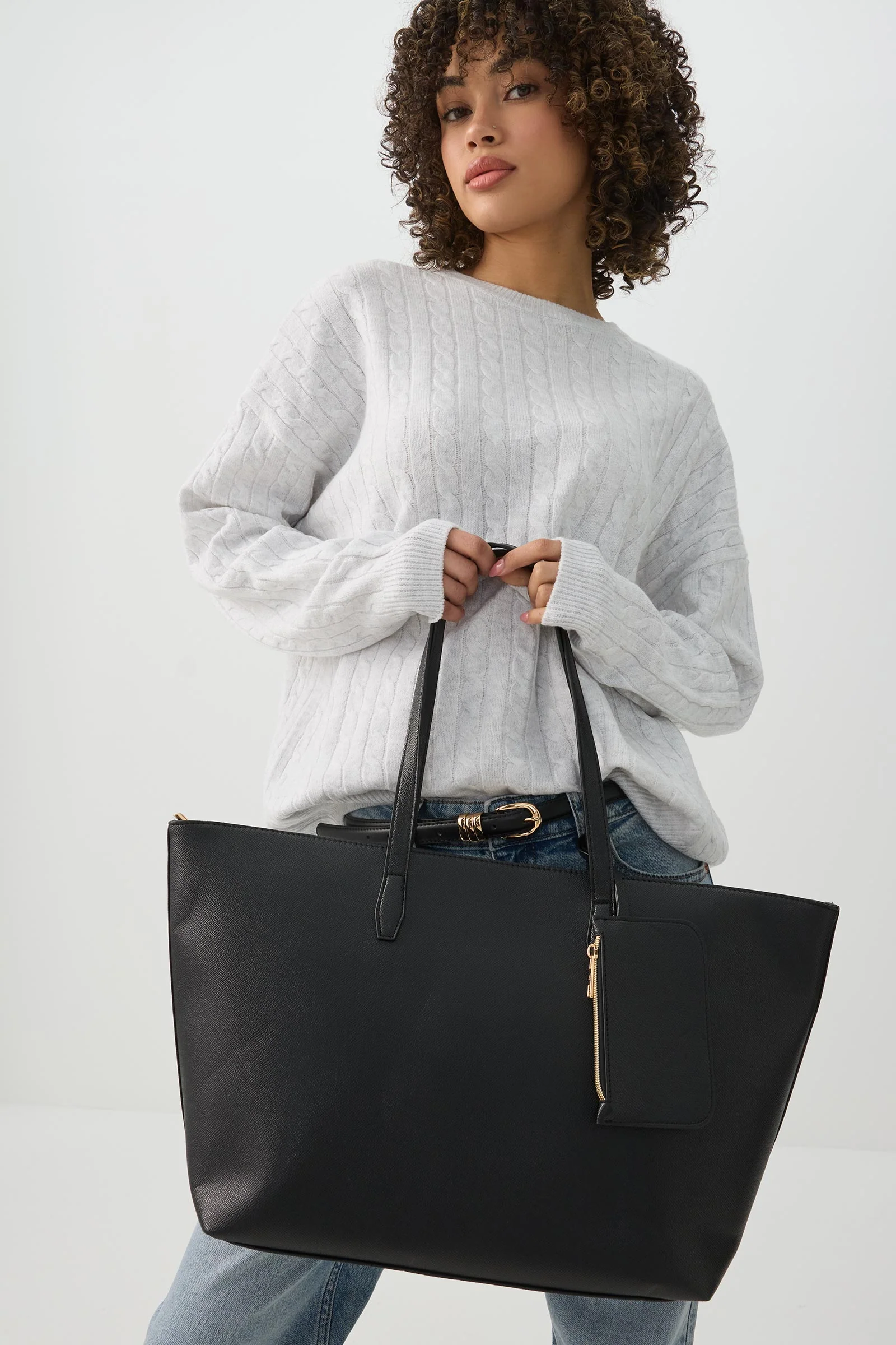Large Tote Bag with Coin Purse - Image 2