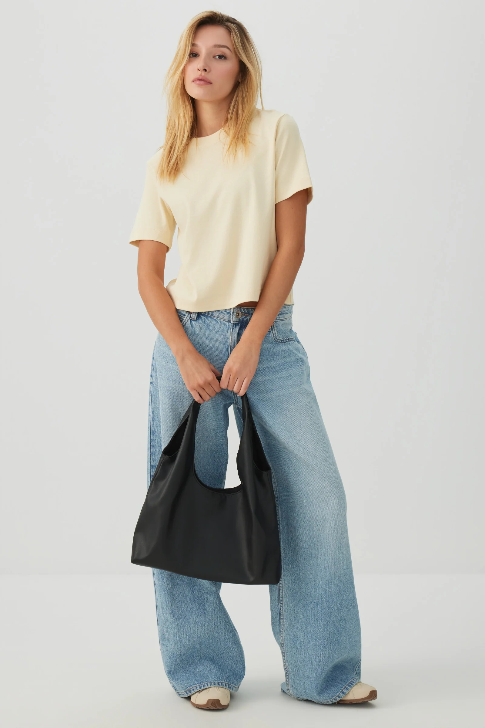 Large Twisted Handle Shoulder Bag - Image 5