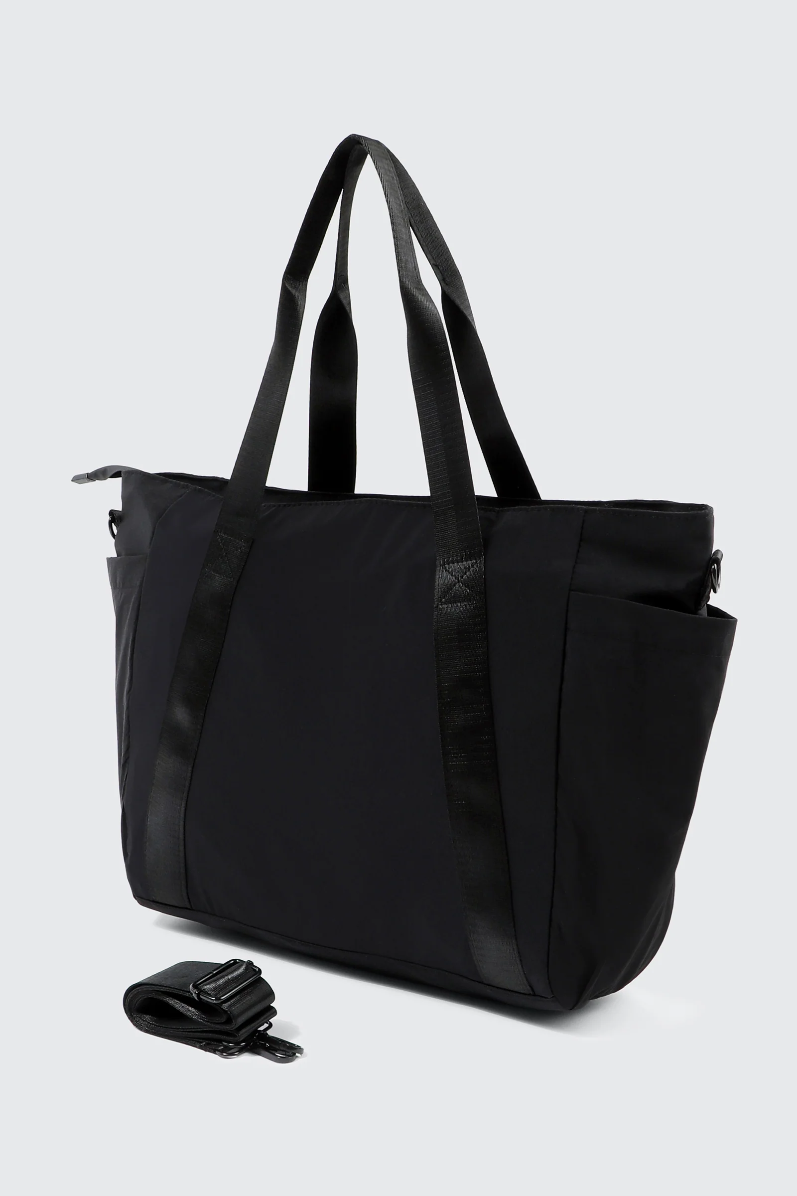 Large Zip Tote with Strap - Image 2