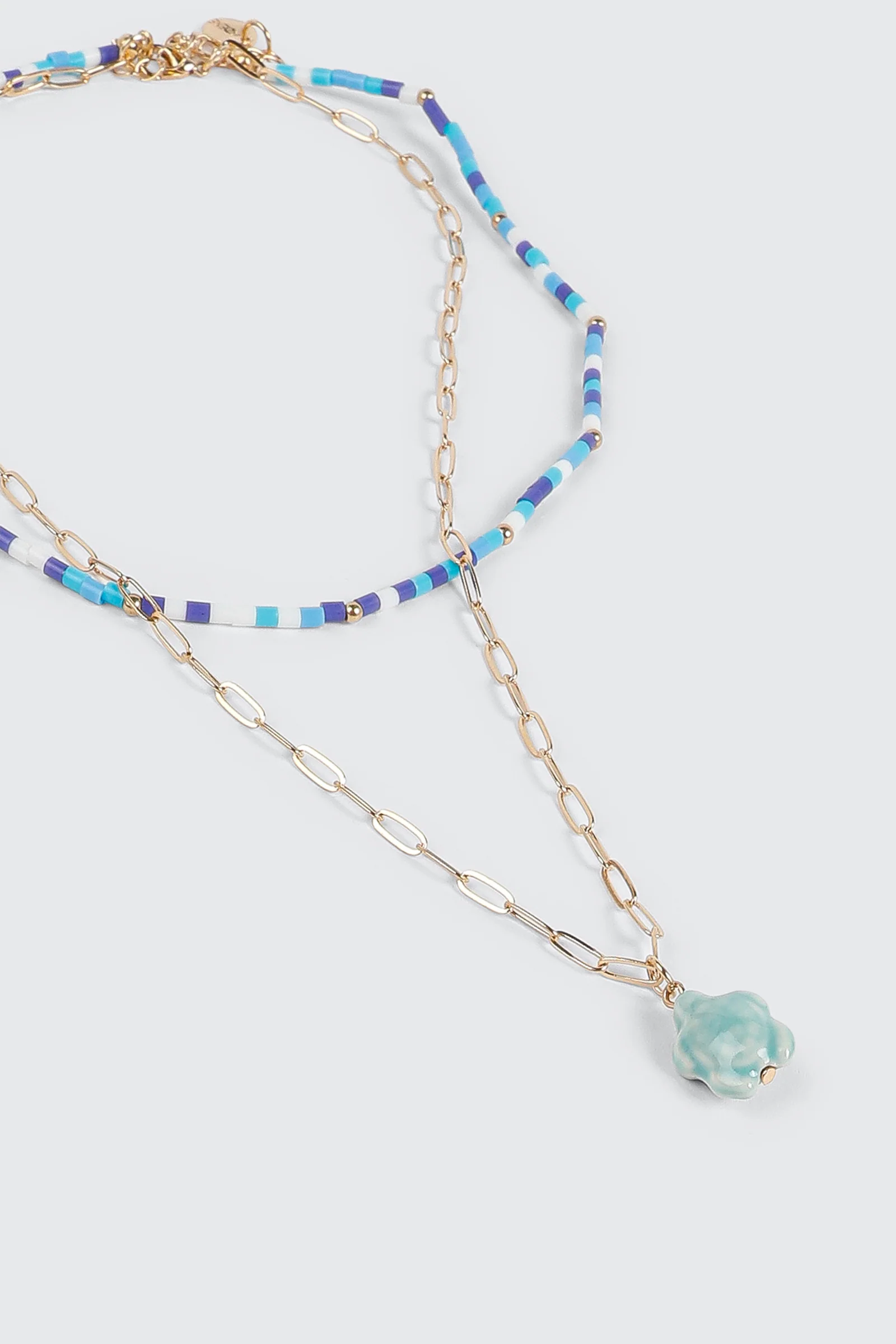 Layered Beaded Necklace - Image 2