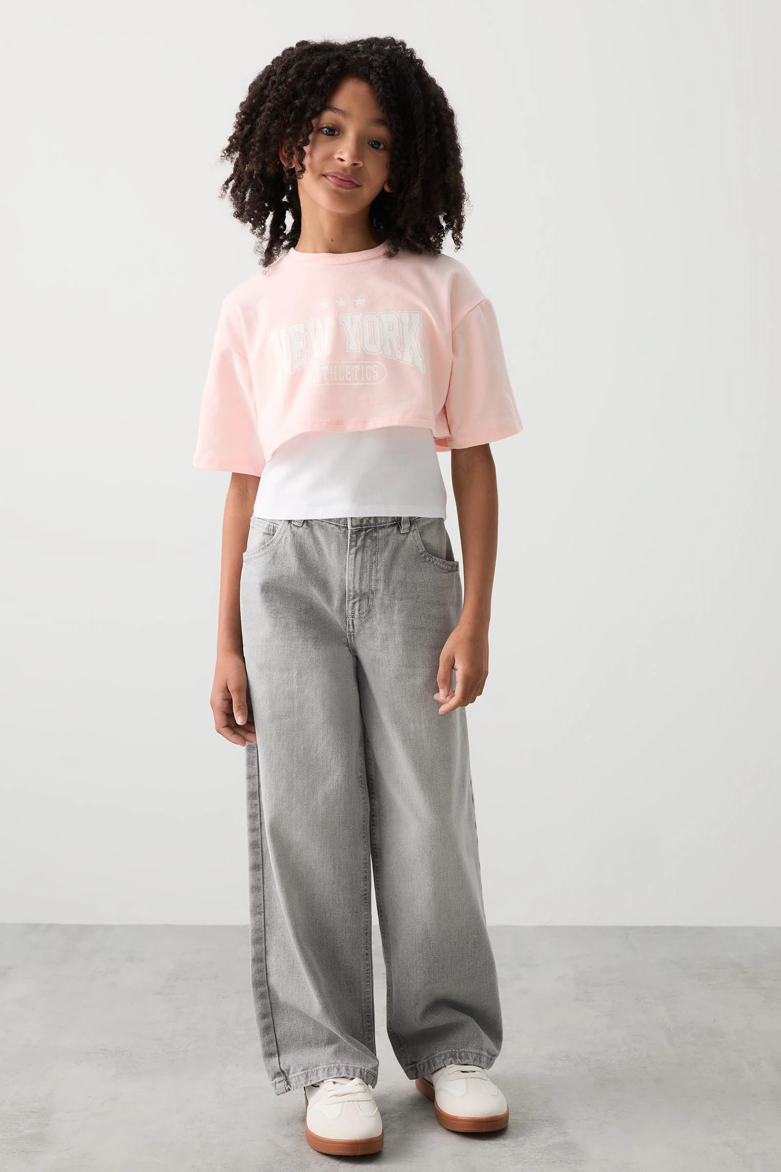 Layered Graphic Boxy T-Shirt - Image 3