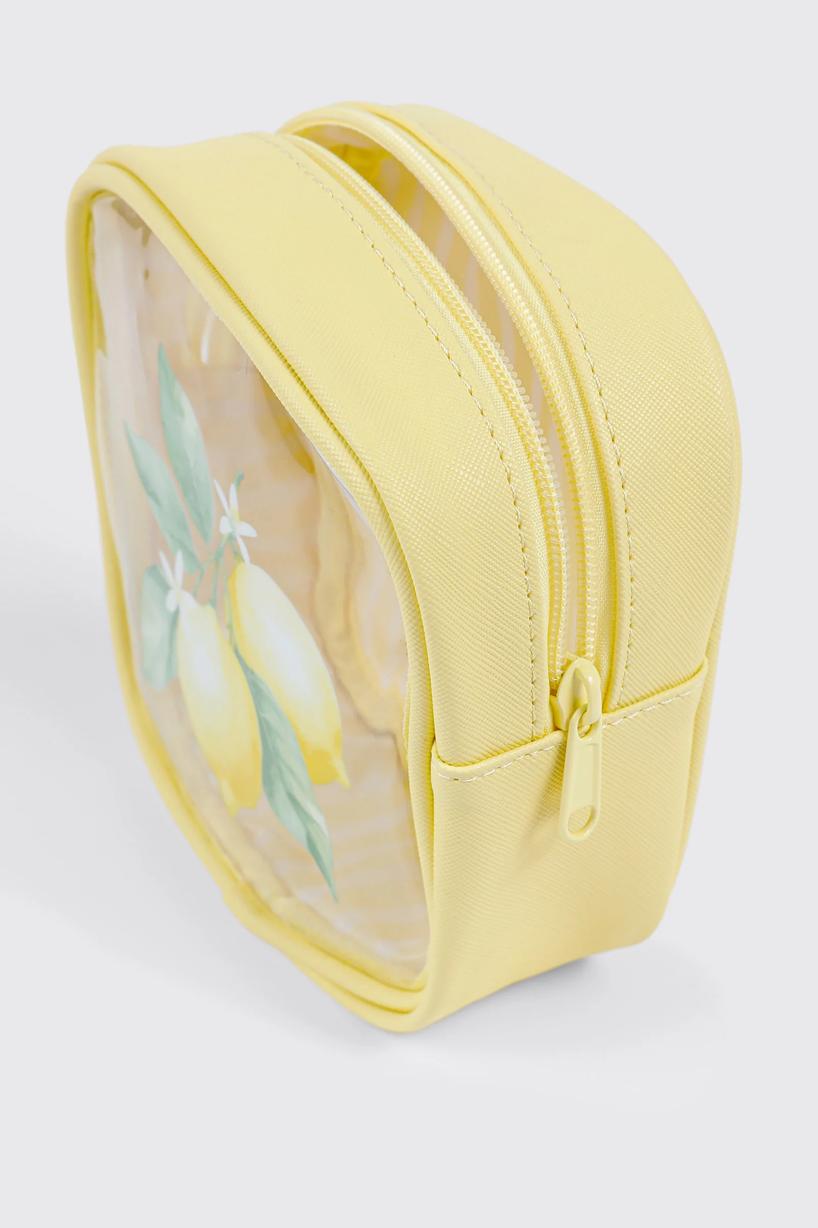 Lemon Print Cosmetic Bag - Image 2