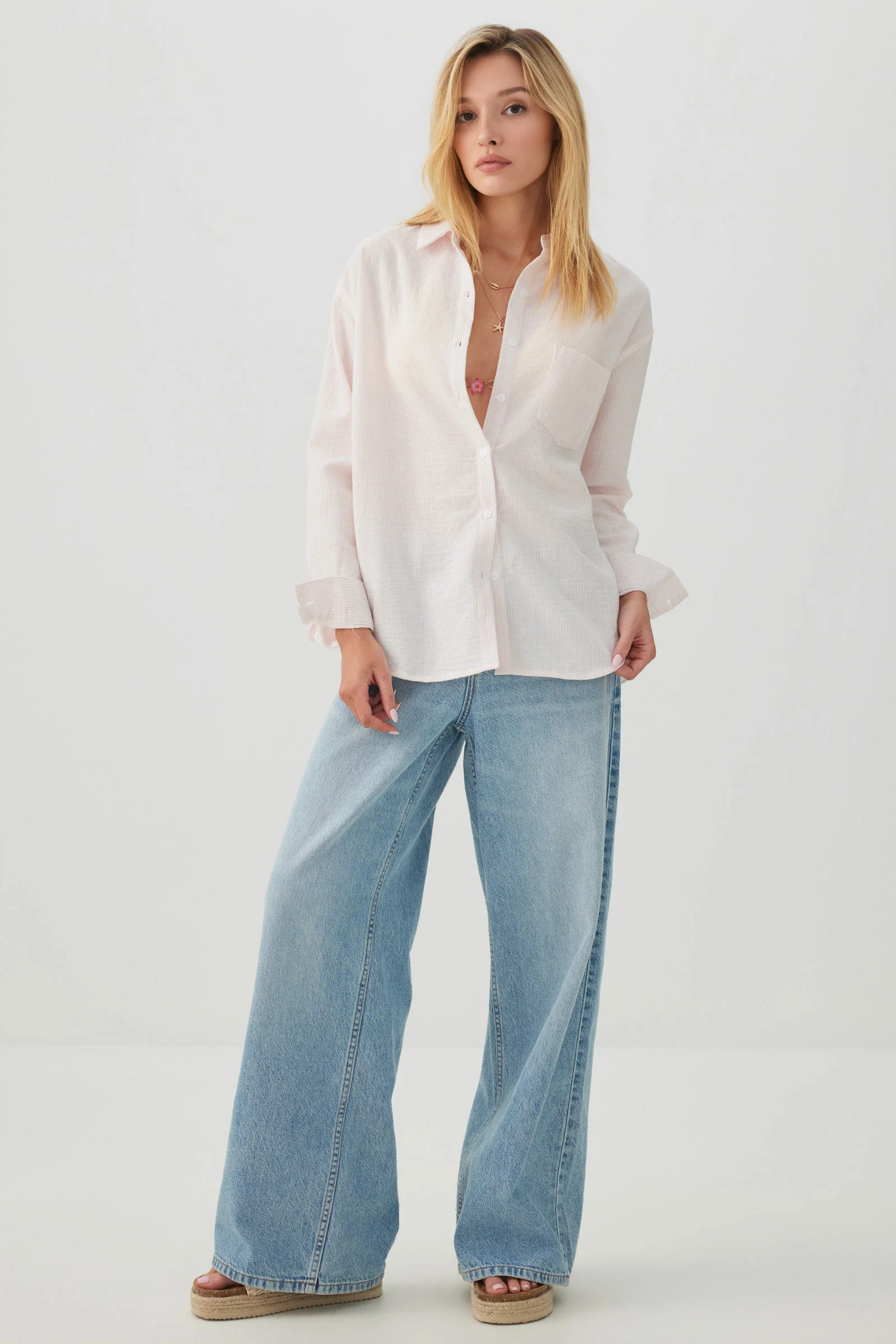 Light Button Down Shirt - Image 2