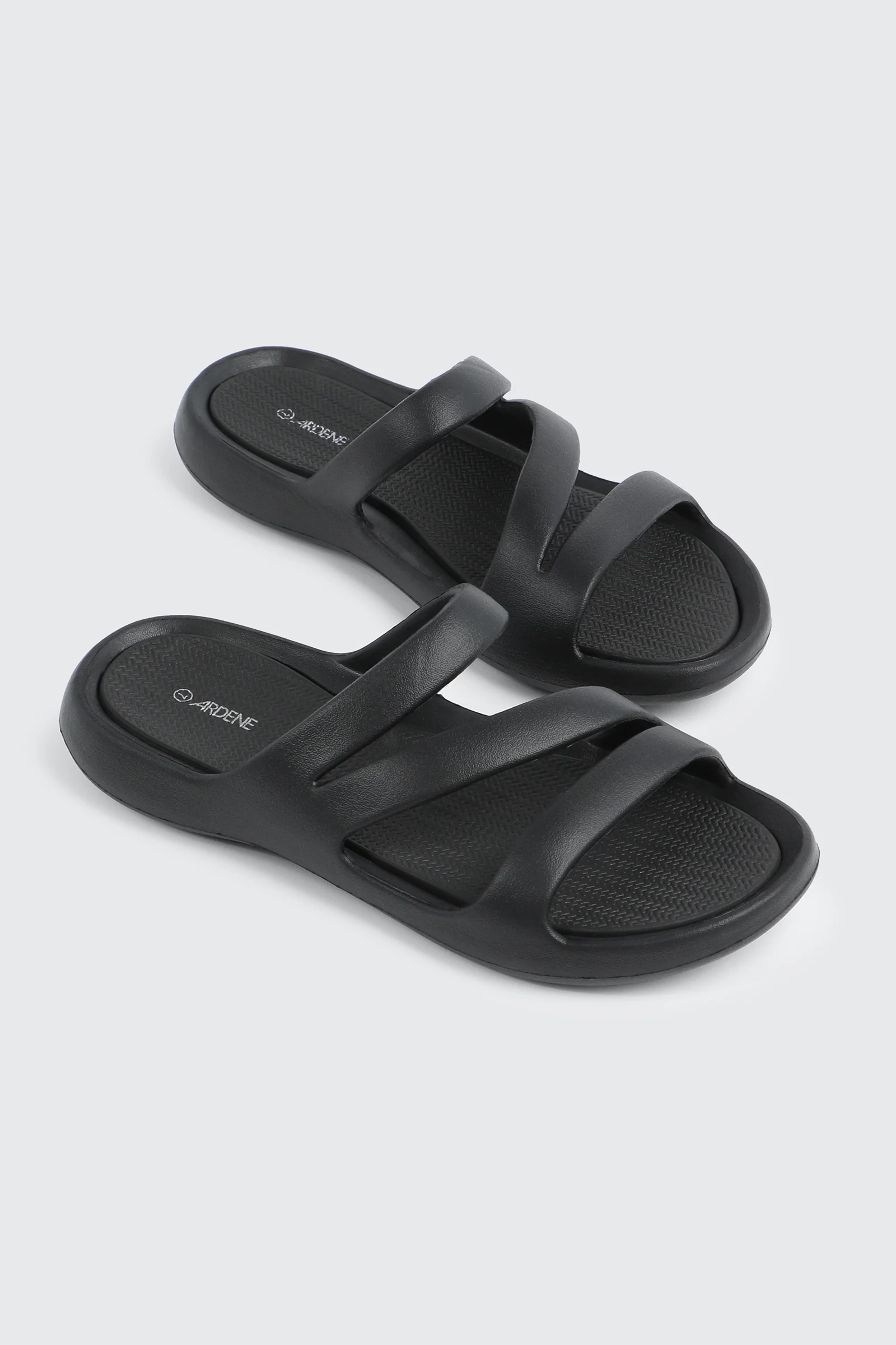 Lightweight Strappy Slide Sandals - Image 2