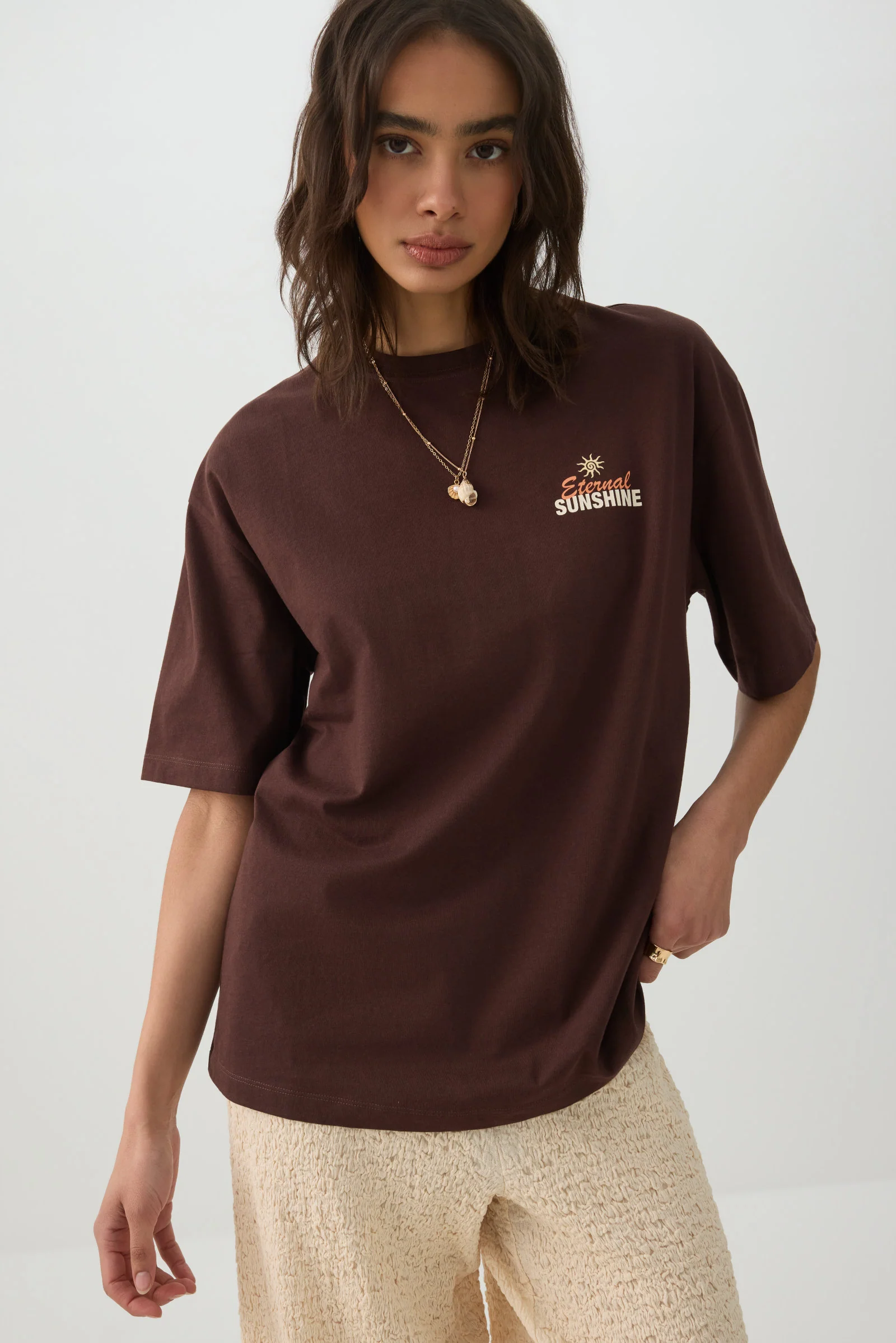 Long Oversized Graphic T-Shirt