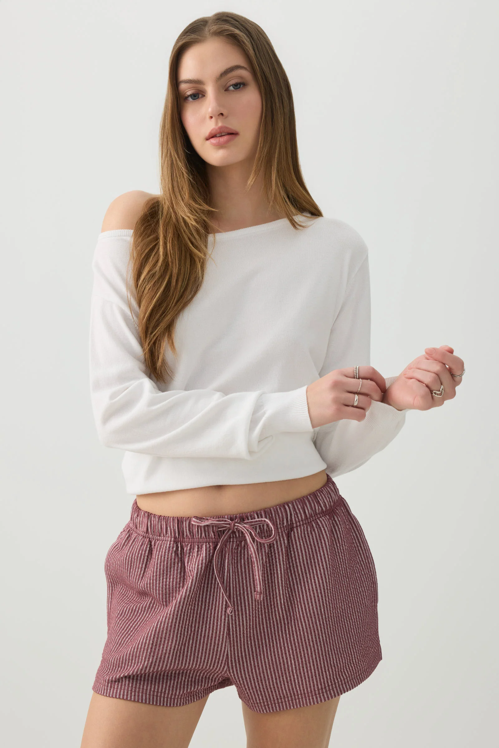 Low Rise Flowy Shorts