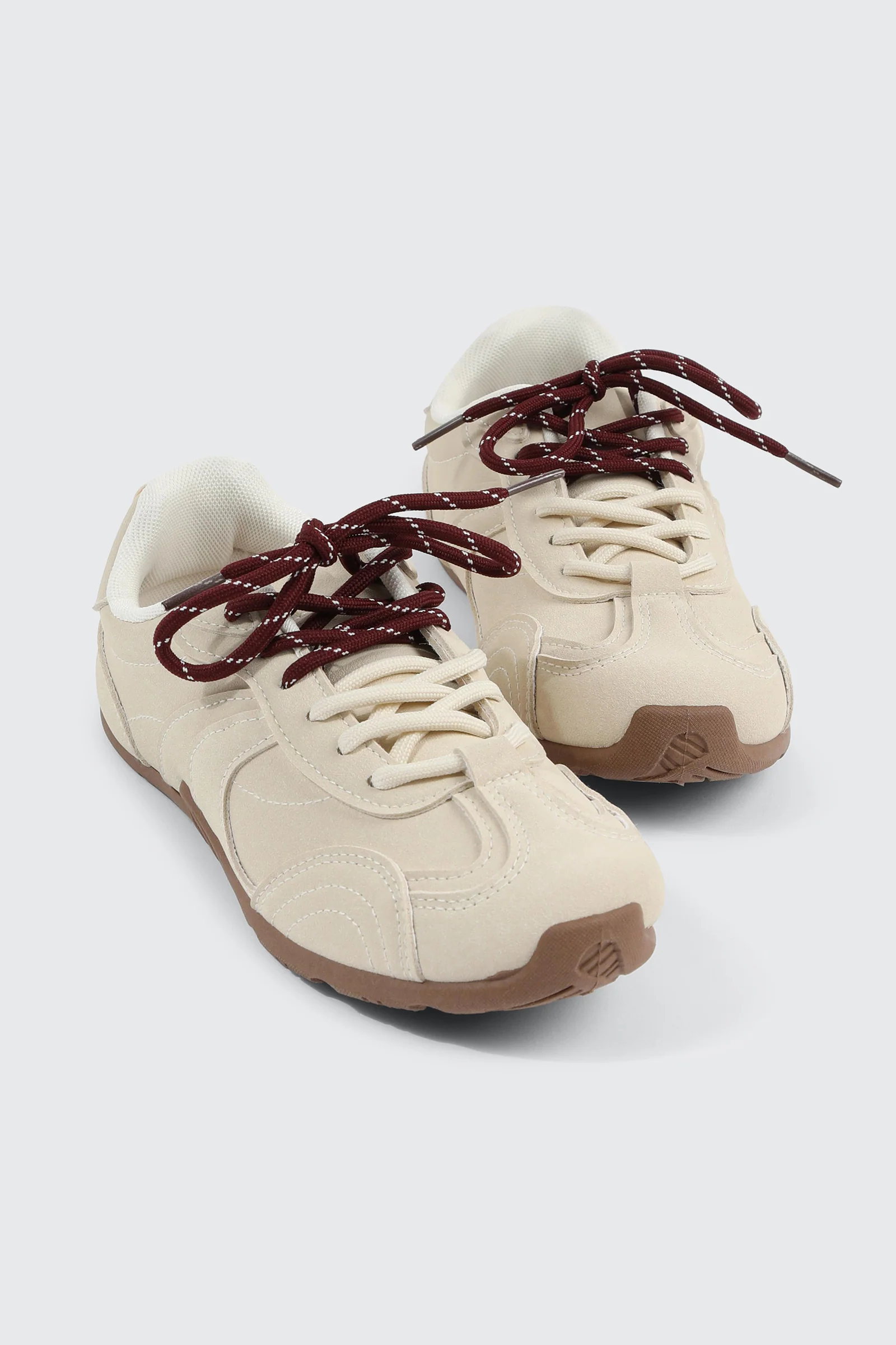 Low Top Lace Up Sneakers - Image 2
