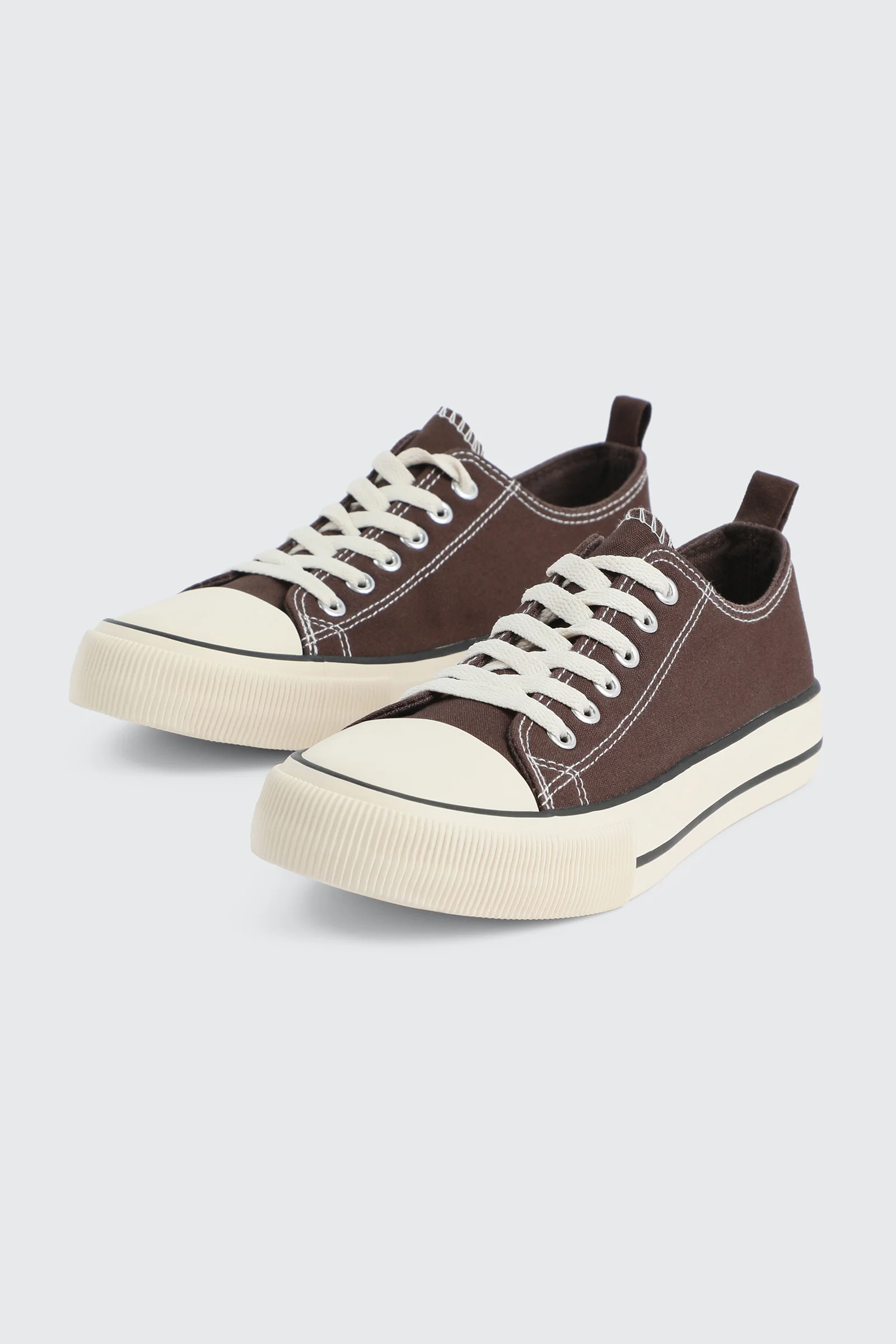 Low Top Sneakers with Toe Cap - Image 2