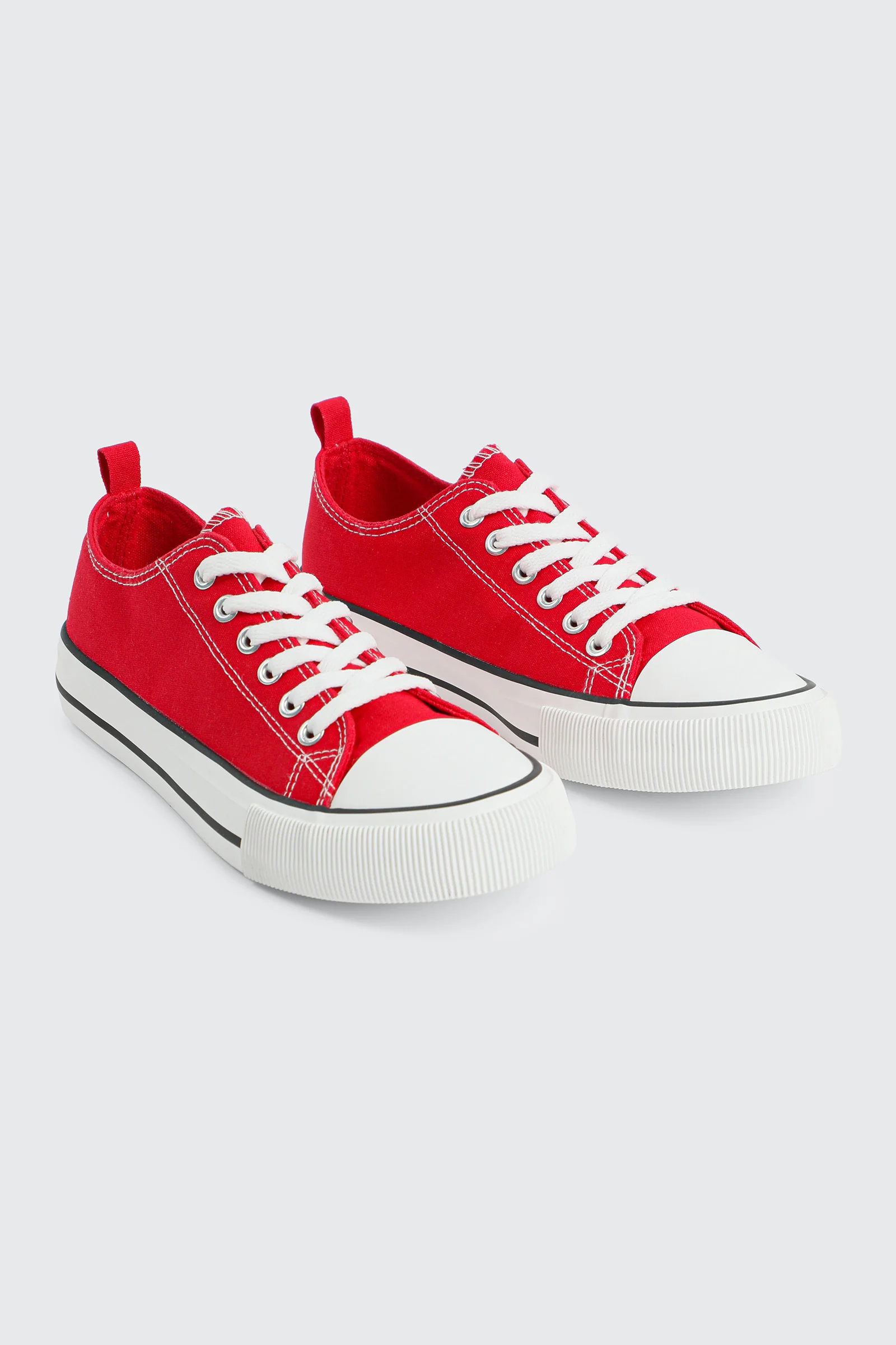 Low Top Sneakers with Toe Cap - Image 2