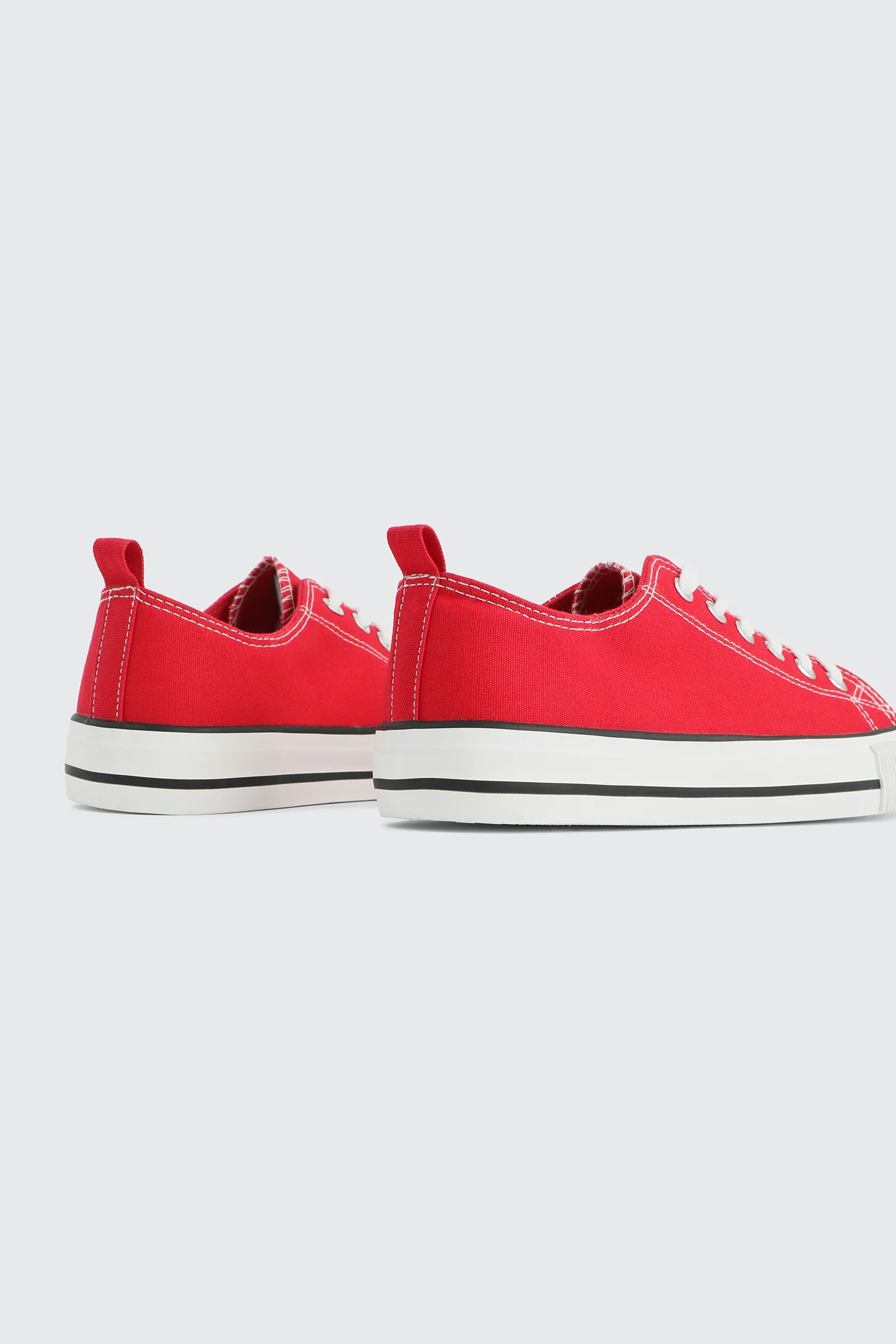 Low Top Sneakers with Toe Cap - Image 3