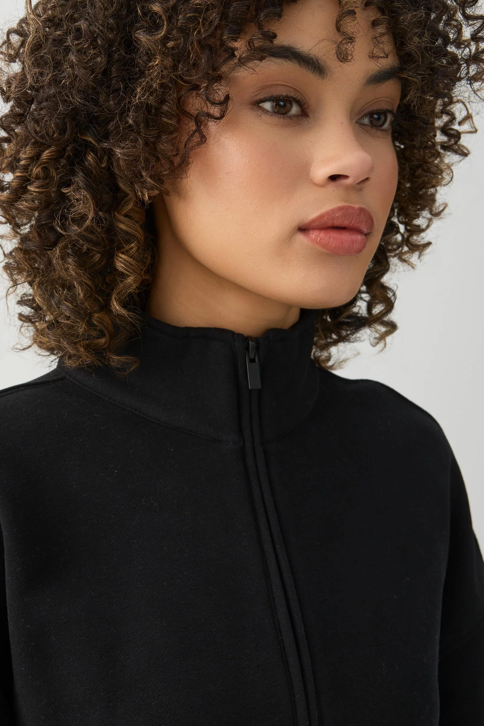 MADESOFT™ Fleece Oversized Half Zip Sweatshirt - Image 3