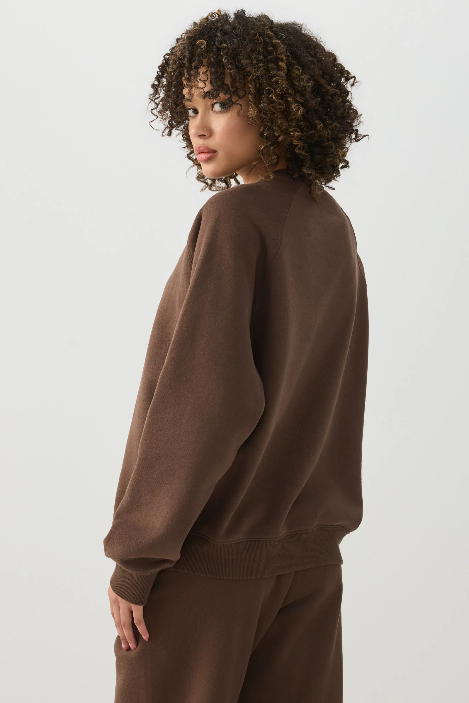 MADESOFT™ Fleece Raglan Crew Neck Sweatshirt - Image 4