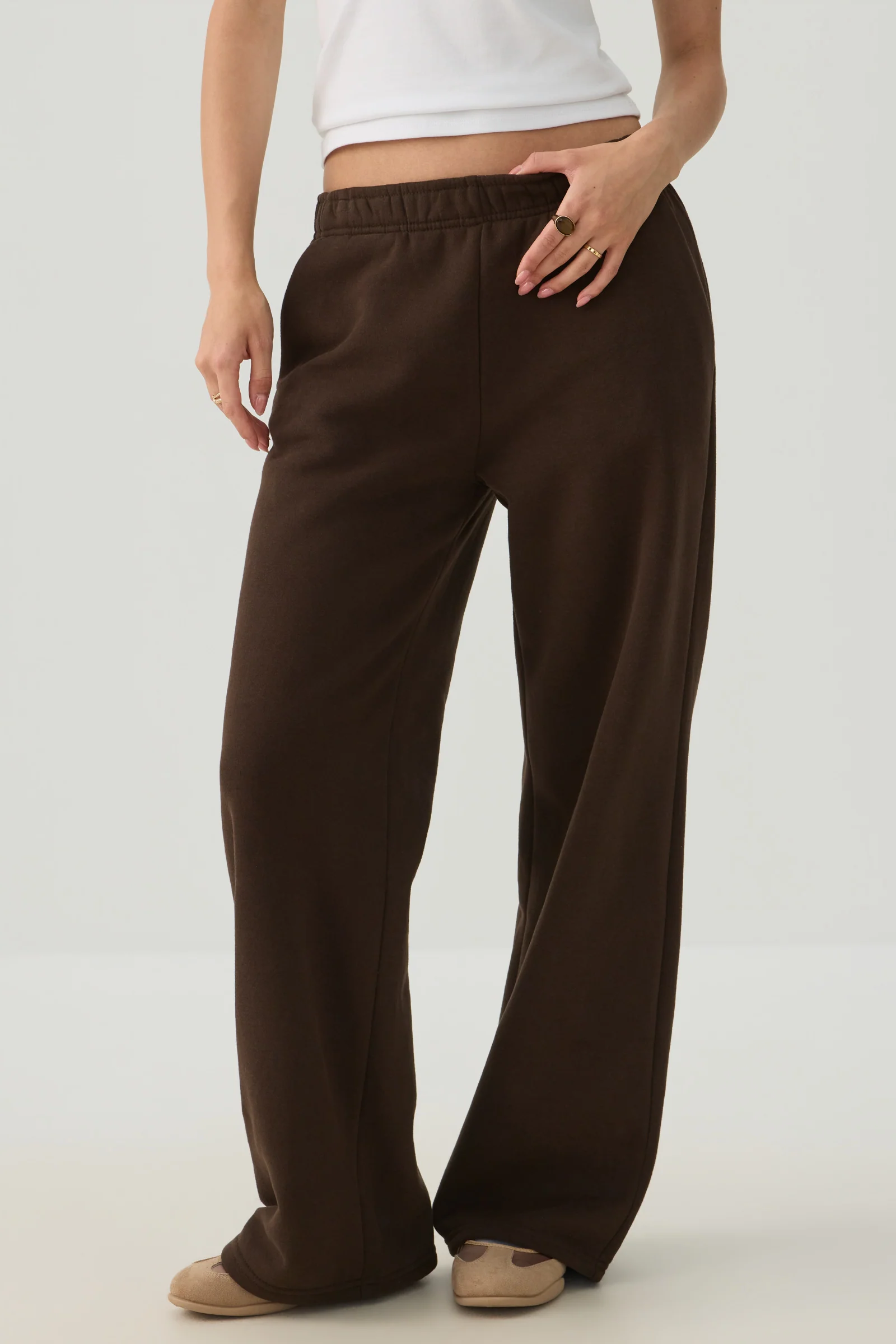MADESOFT™ Fleece Straight Leg Sweatpants - Image 2