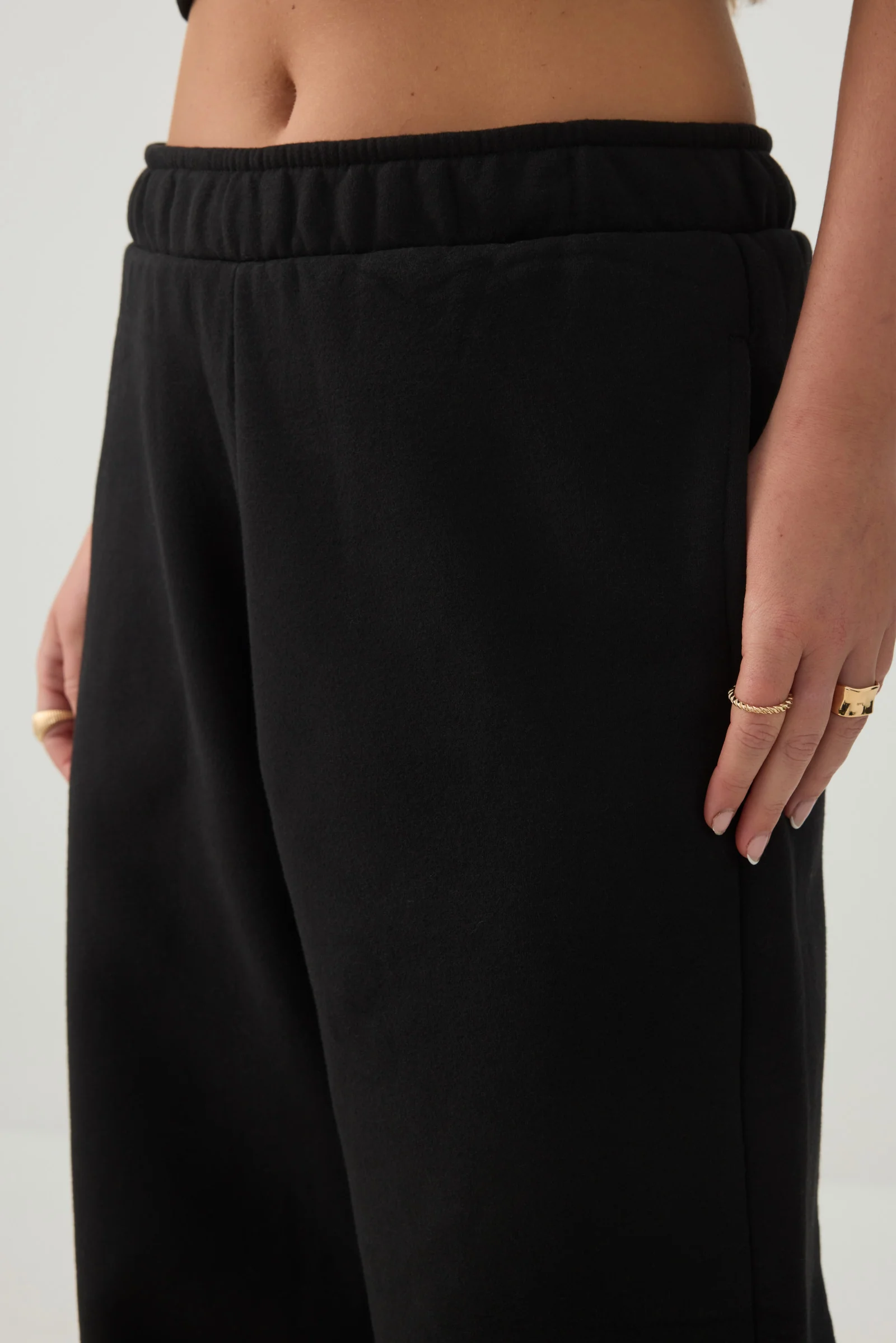MADESOFT™ Fleece Wide Leg Sweatpants - Image 3