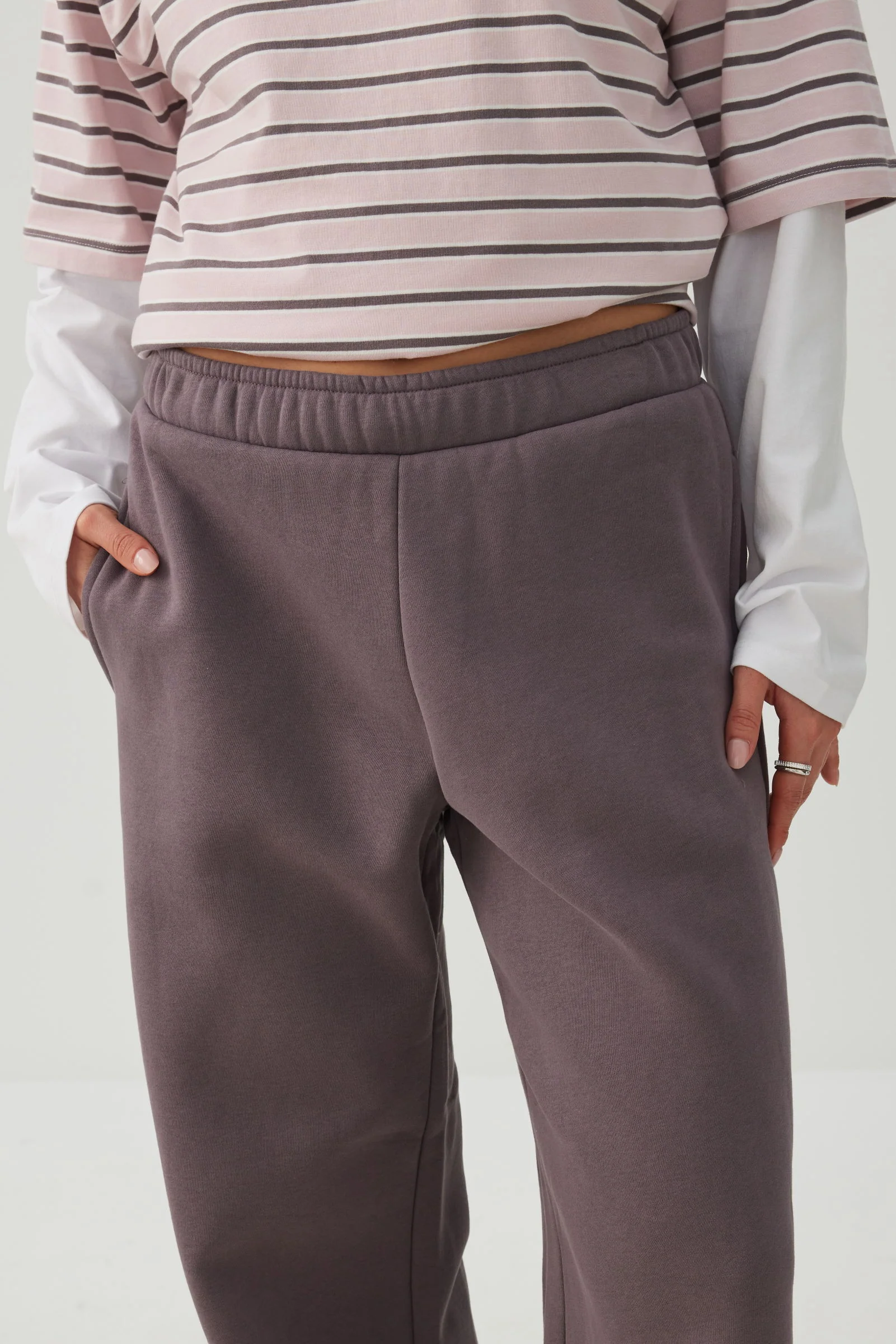 MADESOFT™ Fleece Wide Leg Sweatpants - Image 3