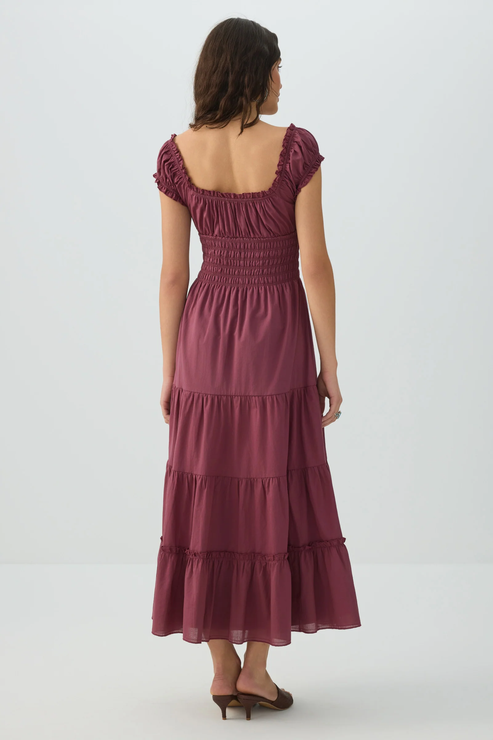 Maxi Milkmaid Dress - Image 5