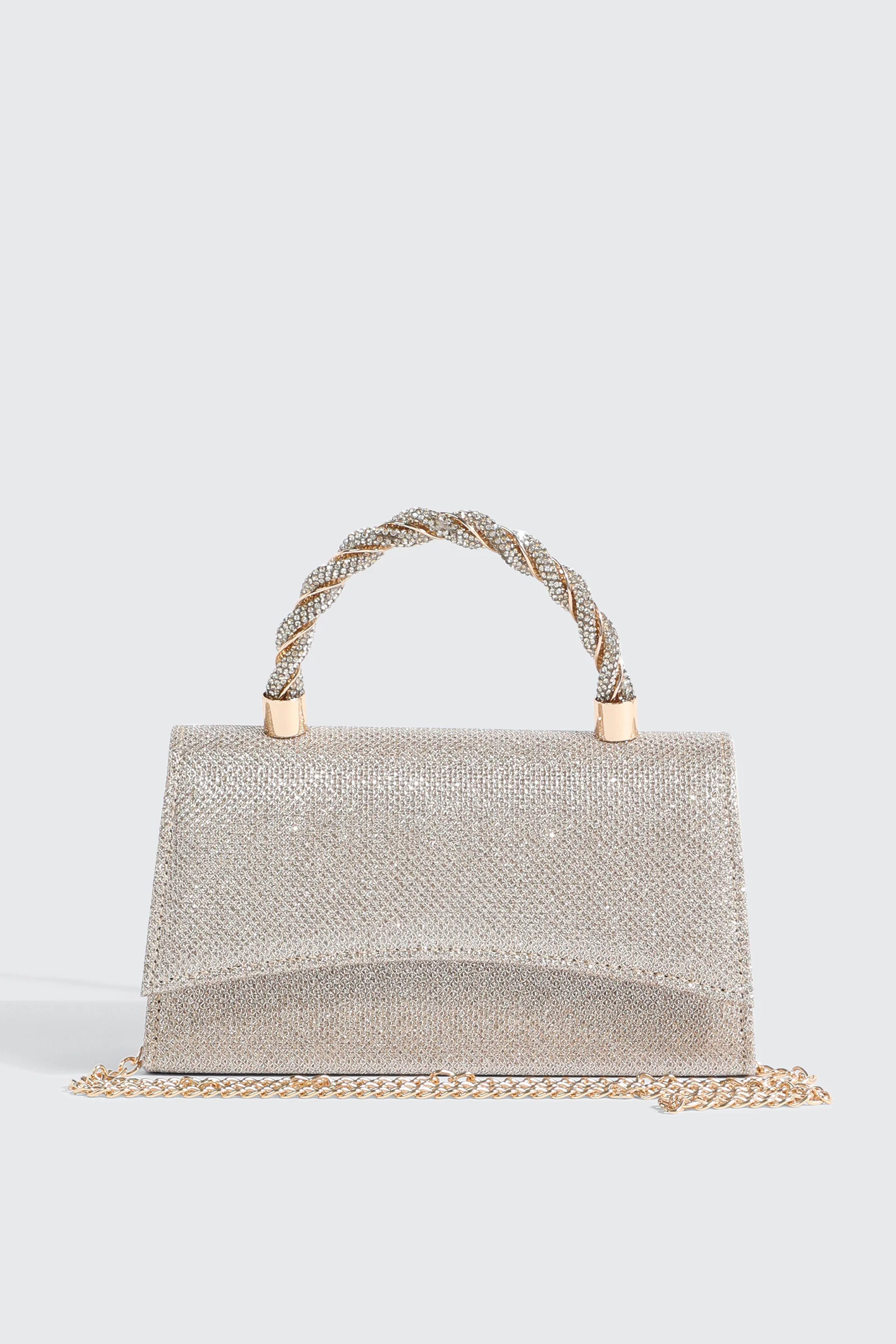 Mesh Glitter Occasion Bag
