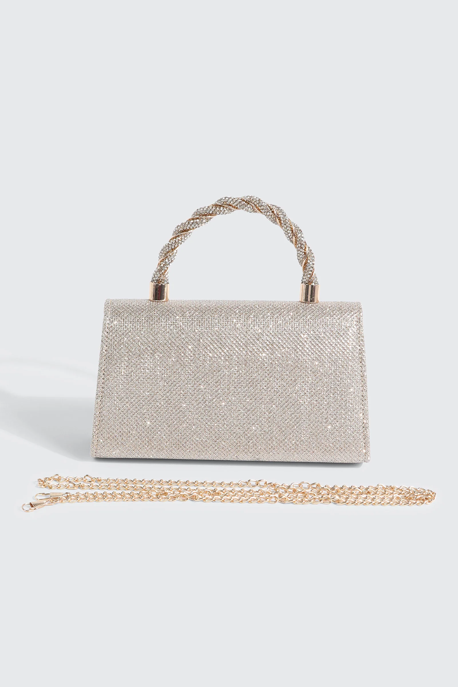 Mesh Glitter Occasion Bag - Image 2