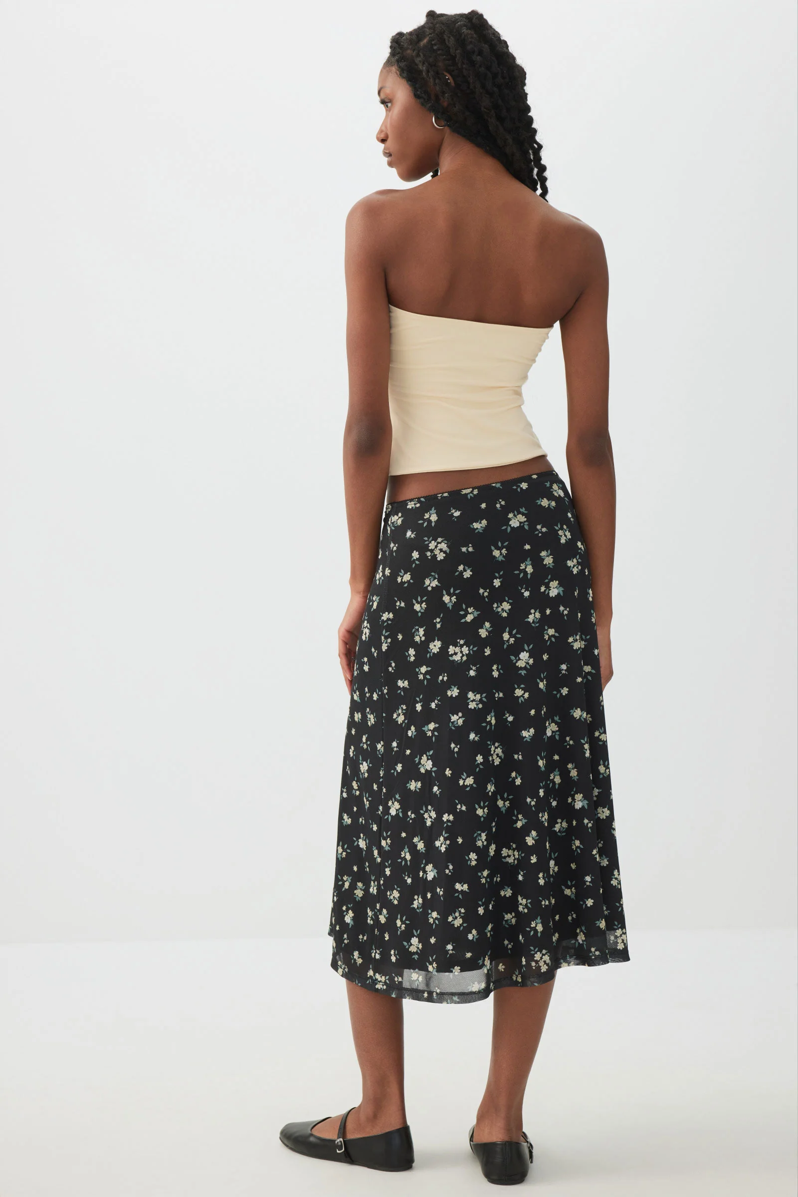 Mesh Midi Skirt - Image 4