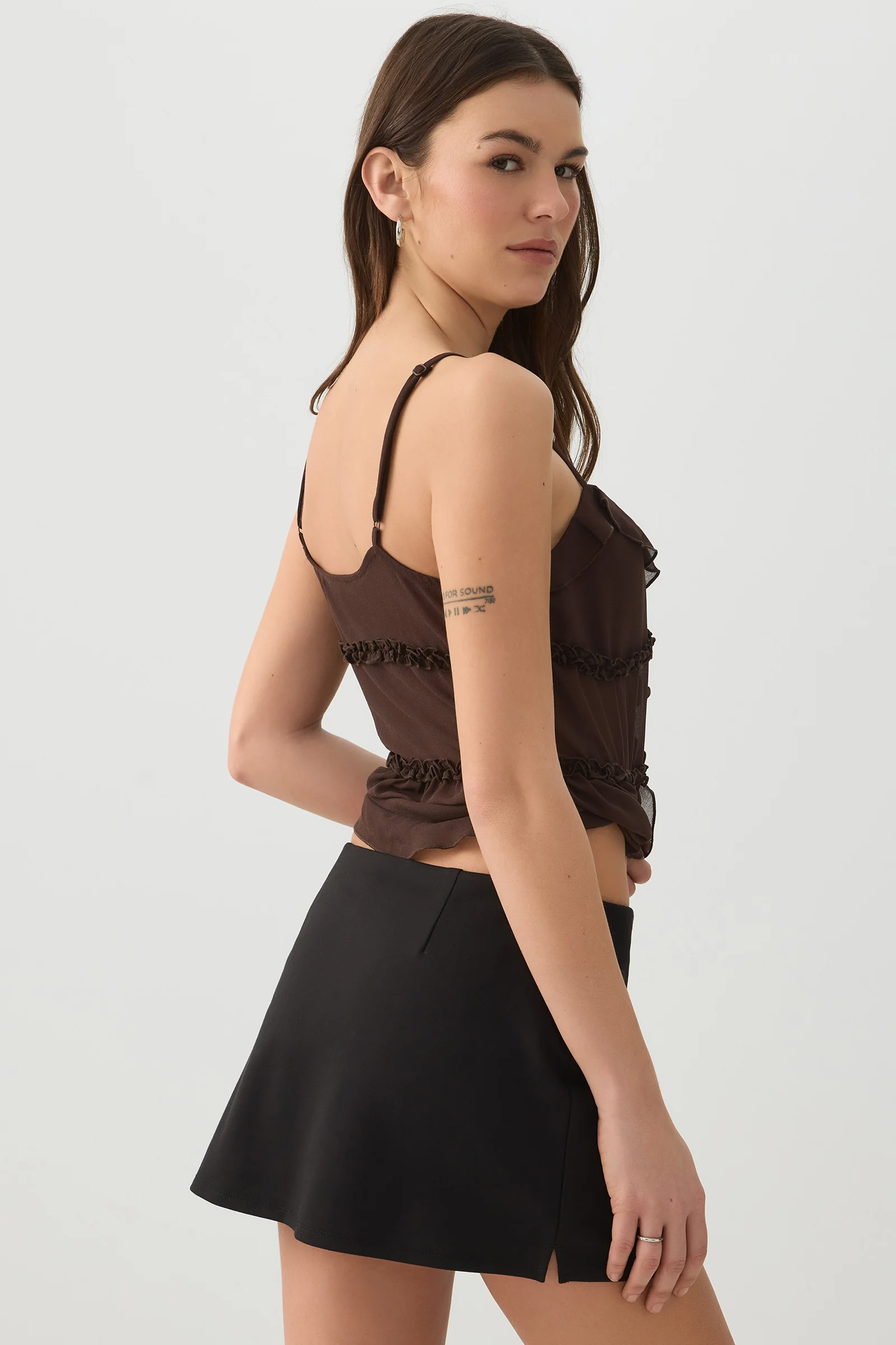 Micro Skort with Slit - Image 4