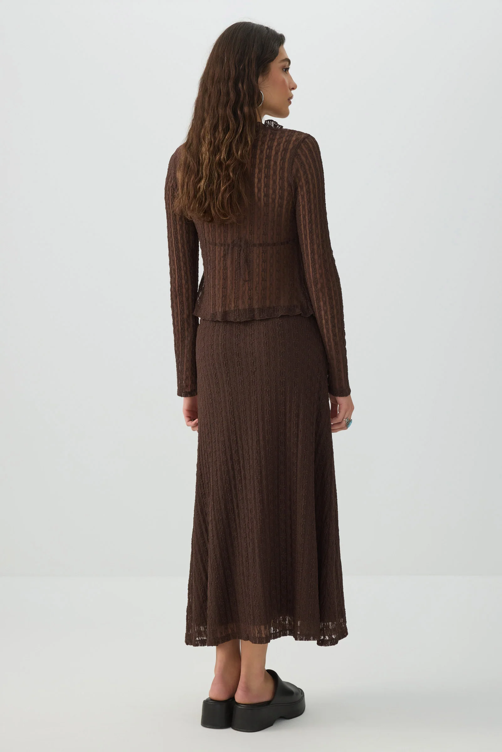 Midi Flowy Skirt - Image 4