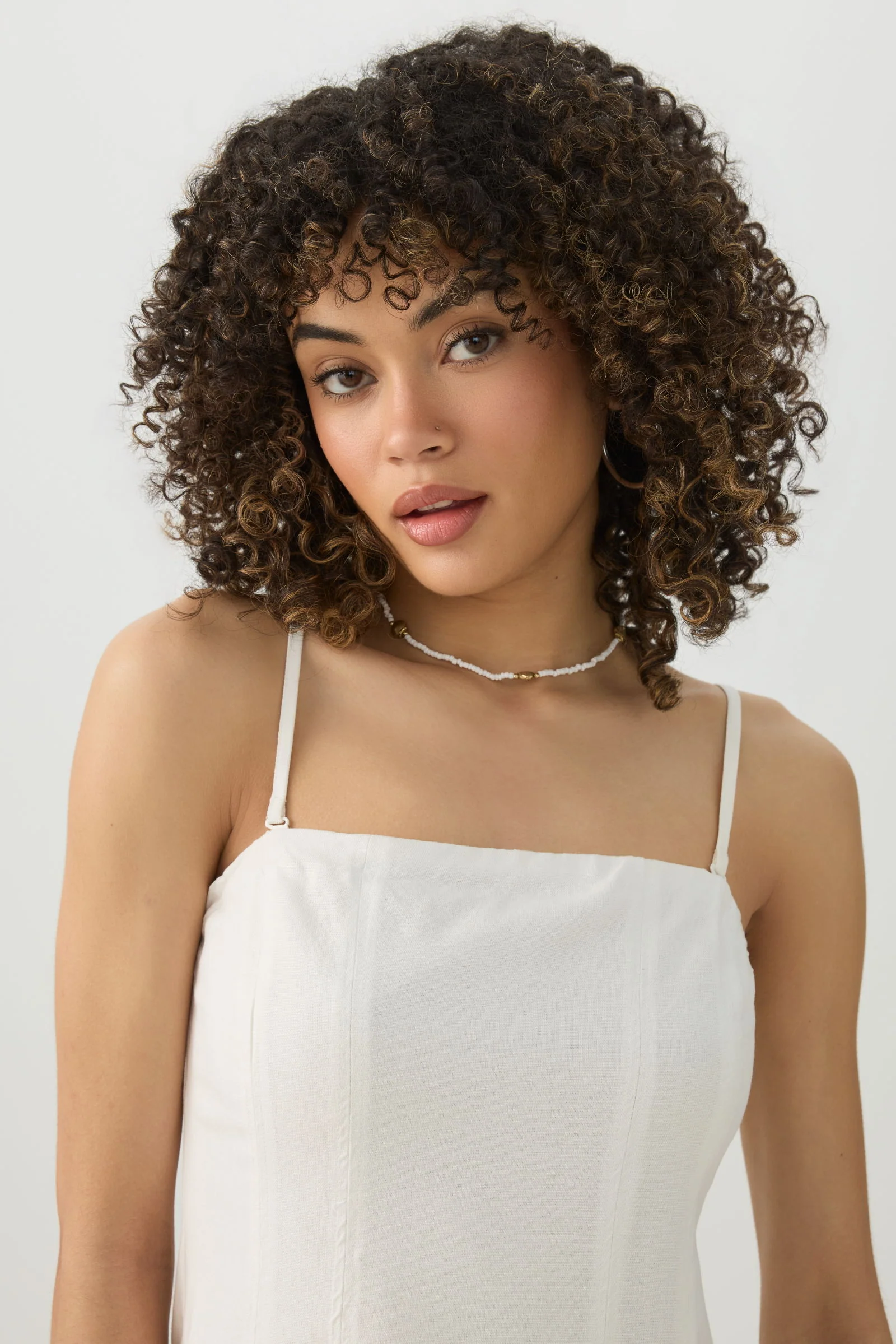 Mini Linen-Blend Tube Top Dress - Image 3