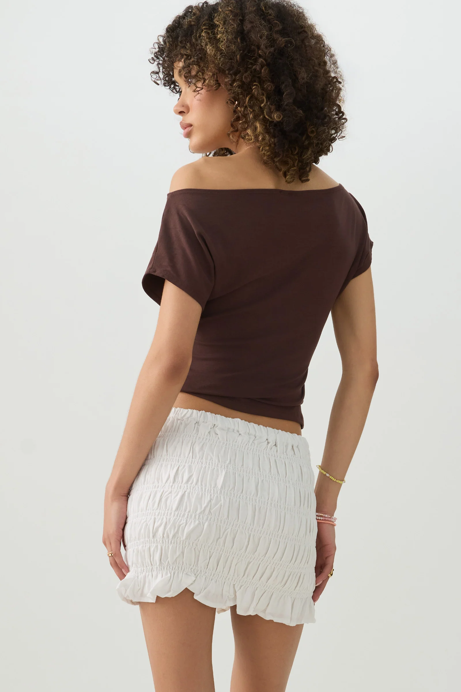 Mini Smocked Skirt - Image 4