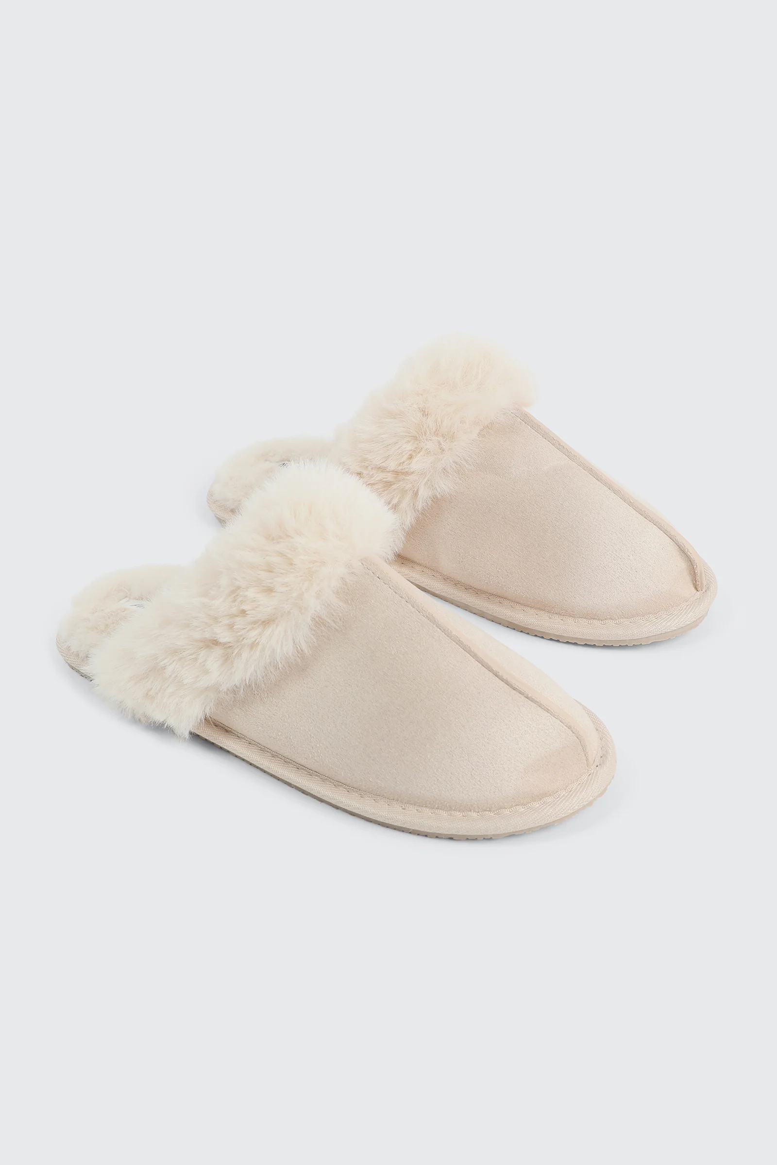 Mule Slippers with Fur Lining - Image 2