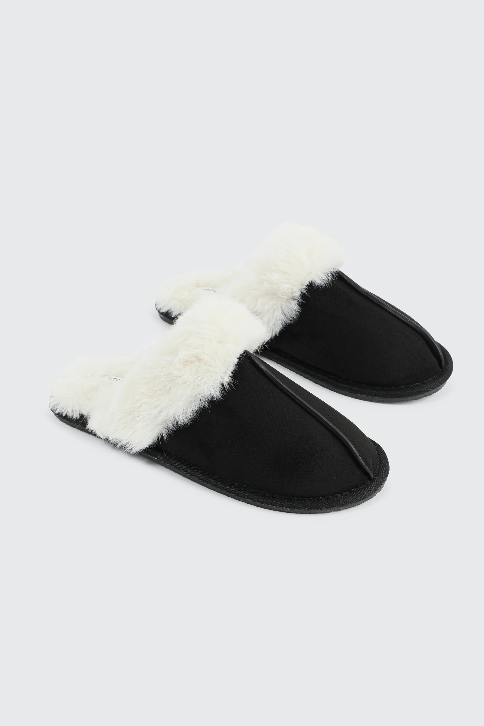 Mule Slippers with Fur Lining - Image 2