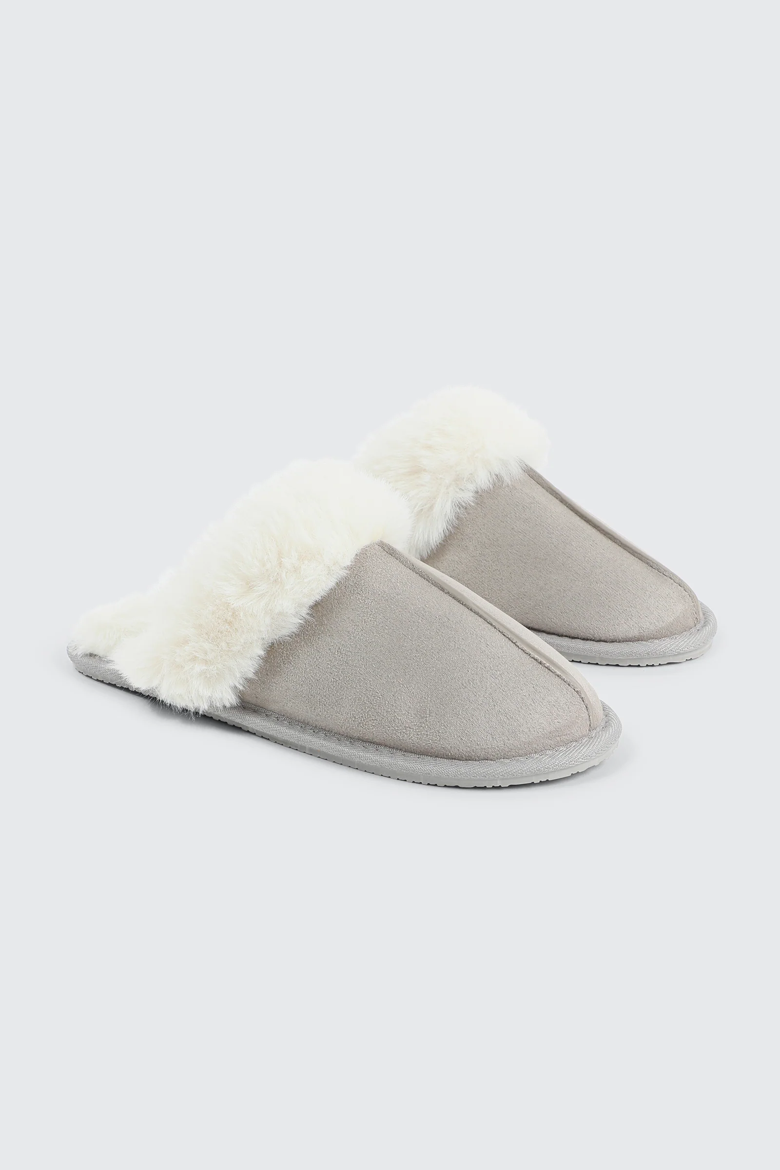 Mule Slippers with Fur Lining - Image 2