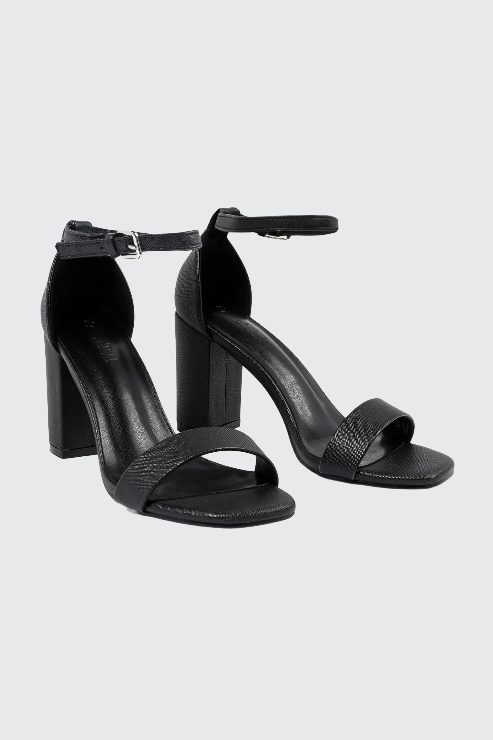 One Band Block Heel Sandals - Image 2