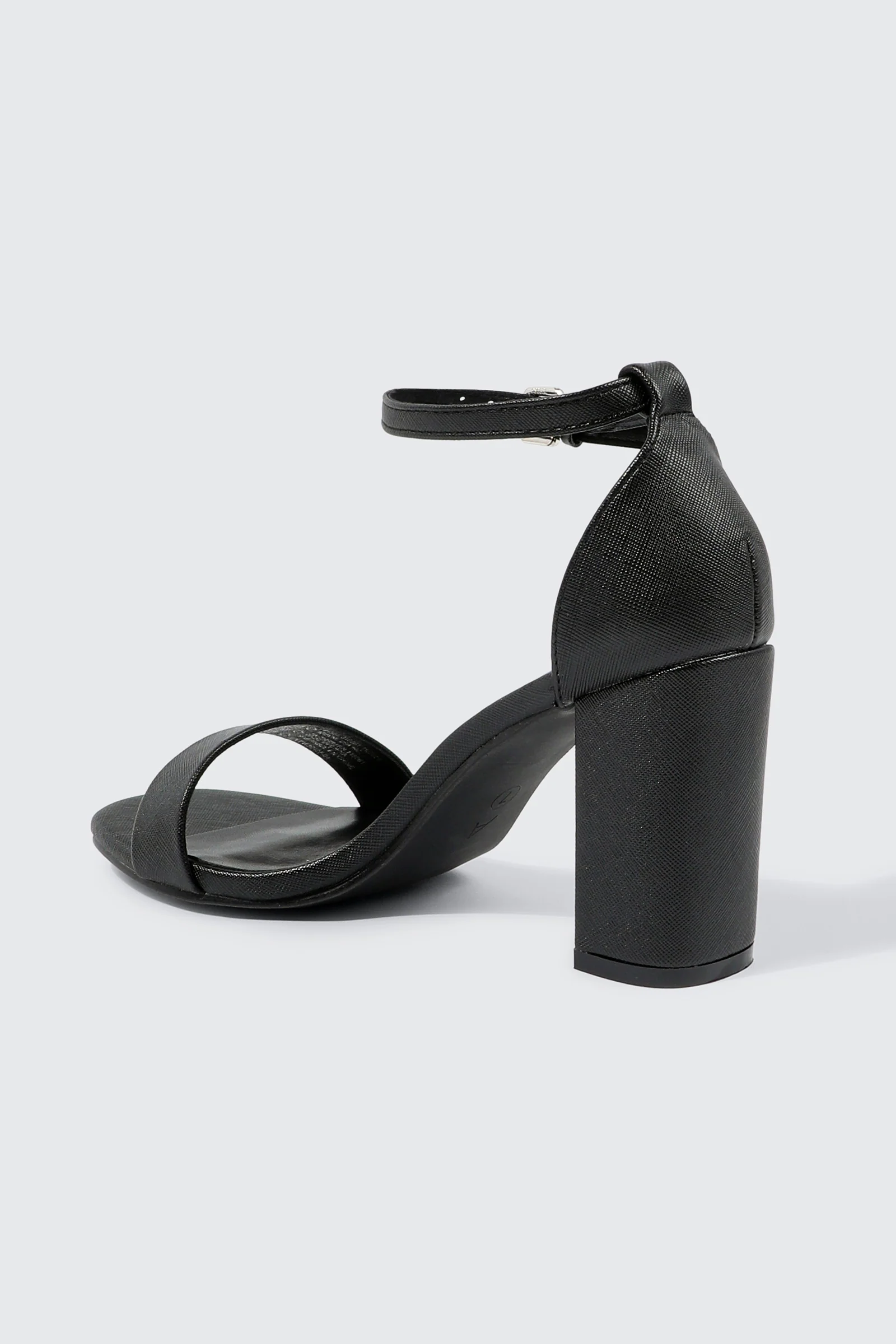One Band Block Heel Sandals - Image 3