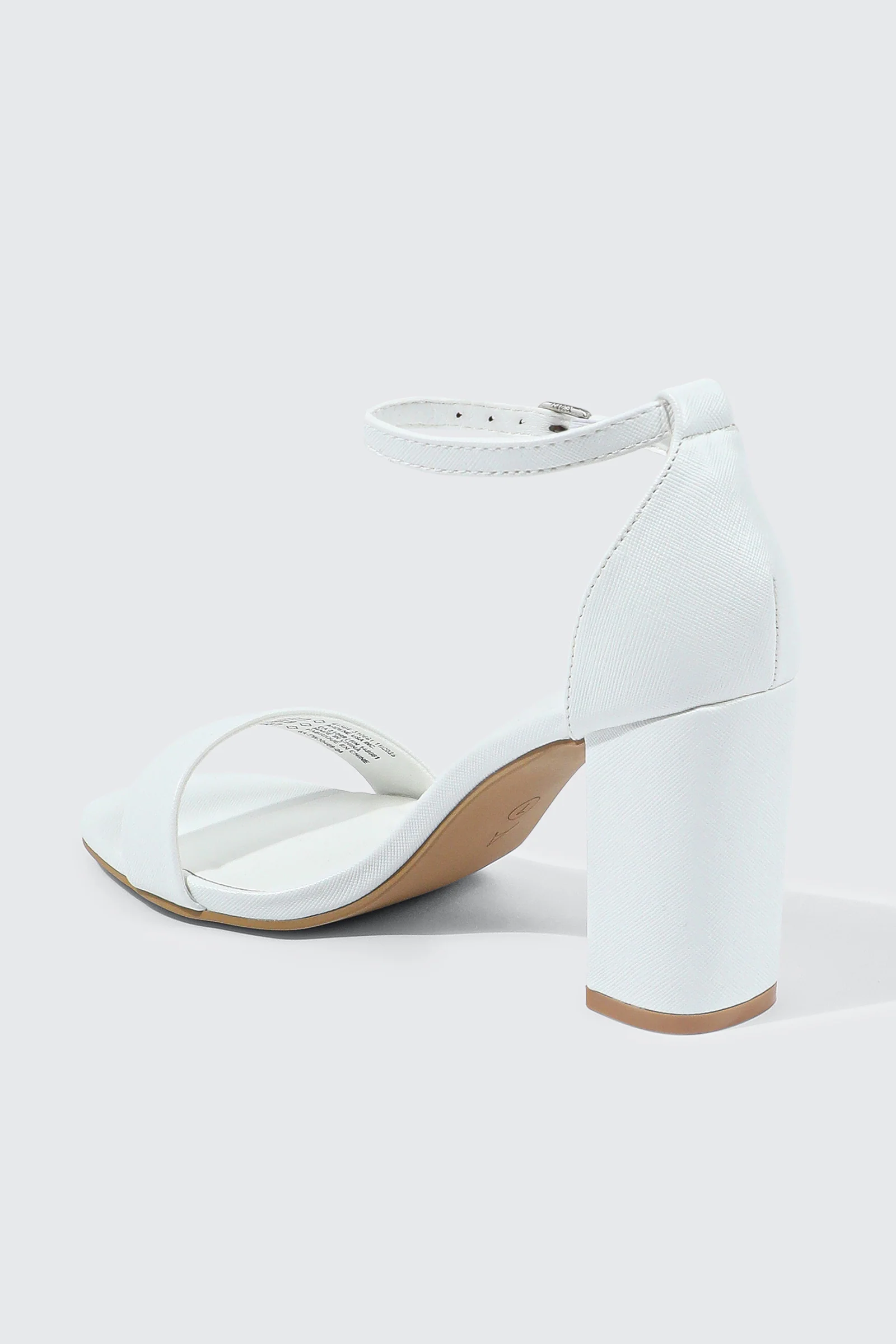 One Band Block Heel Sandals - Image 3