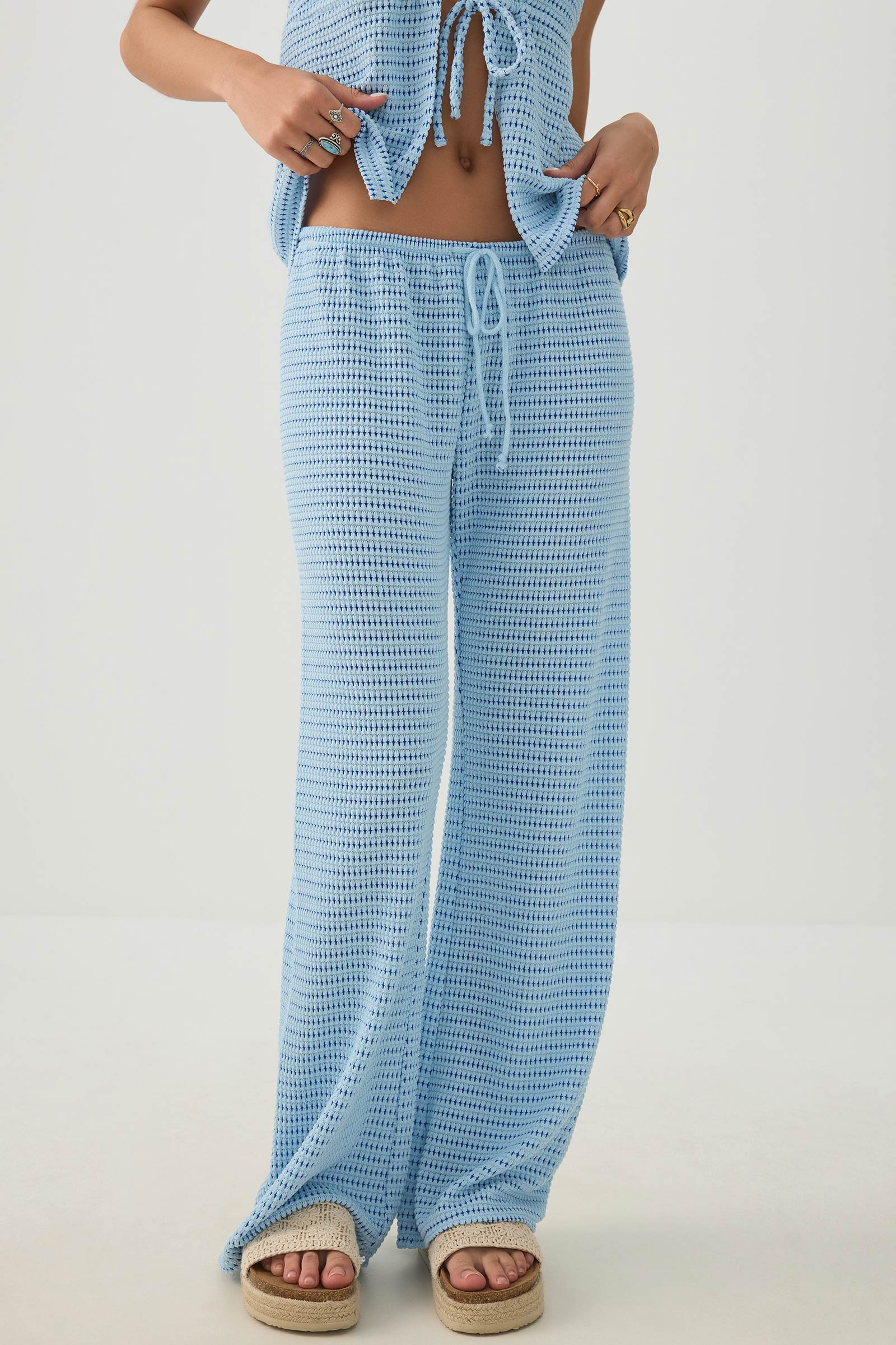 Open Stitch Crochet Pant - Image 2