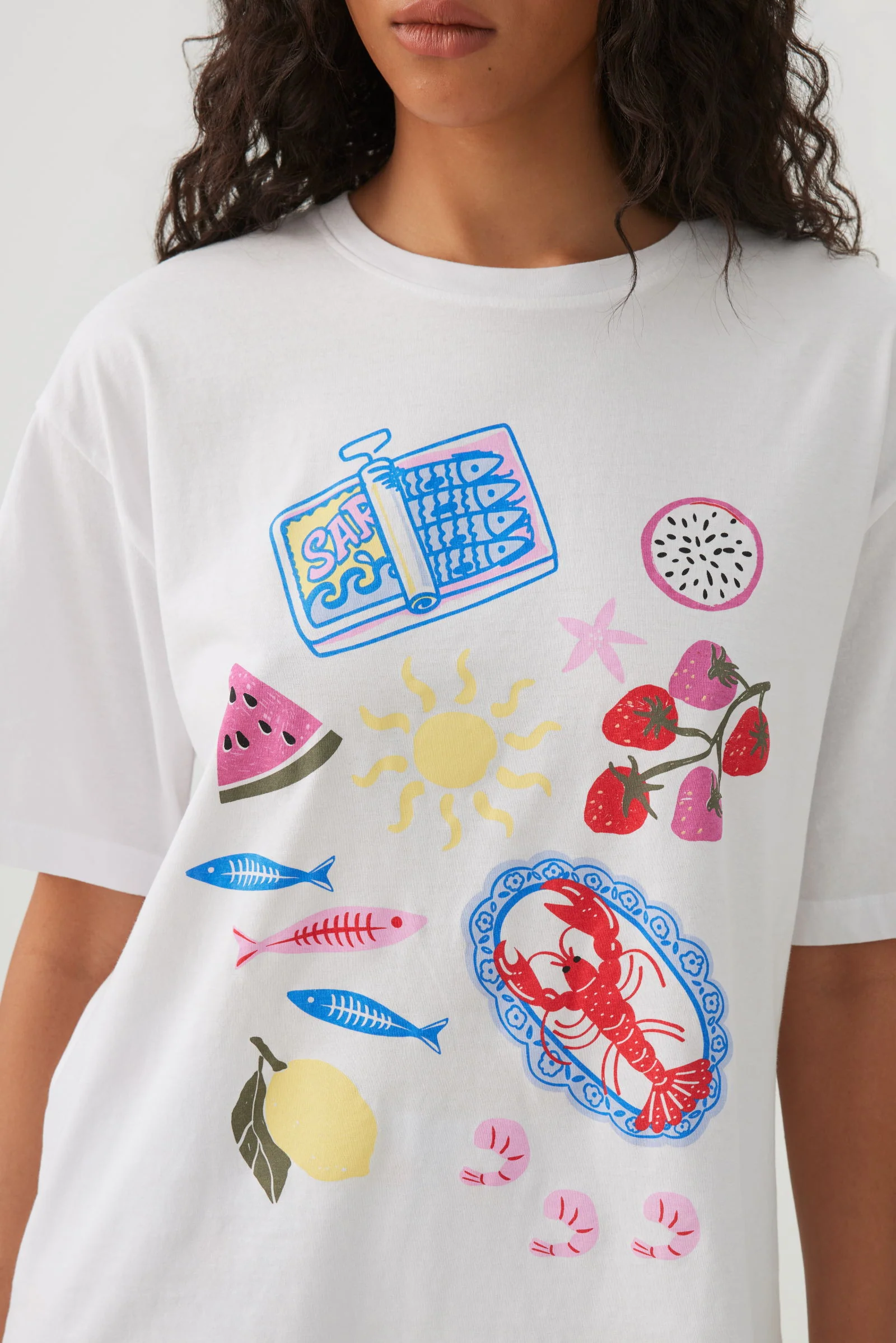 Oversized Graphic PJ T-Shirt - Image 3