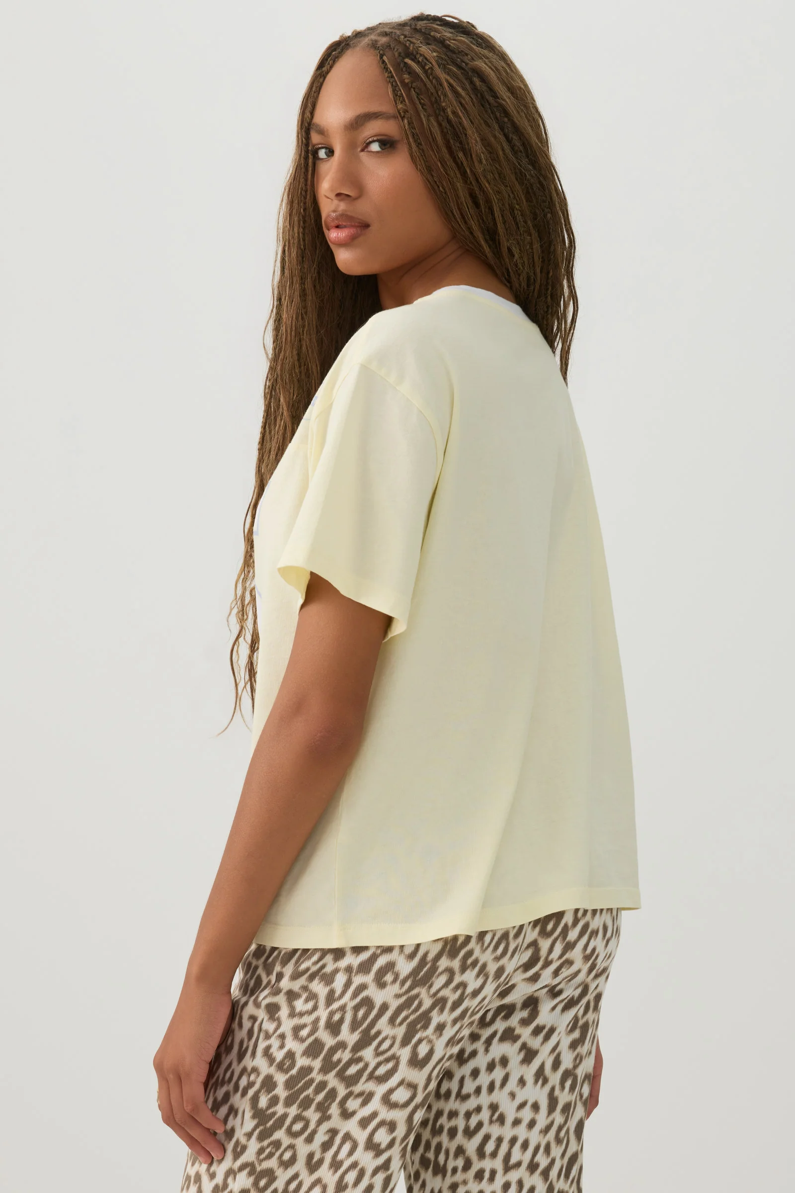 Oversized V-Neck PJ T-Shirt - Image 4